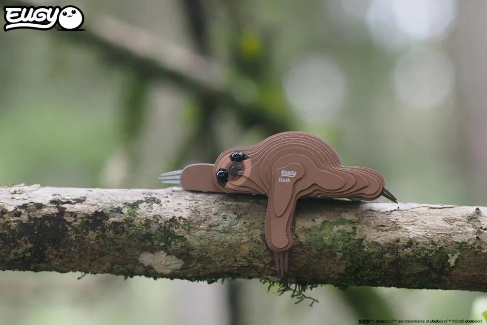 EUGY 032 Perezoso. Eco-Friendly 3D Paper Puzzle