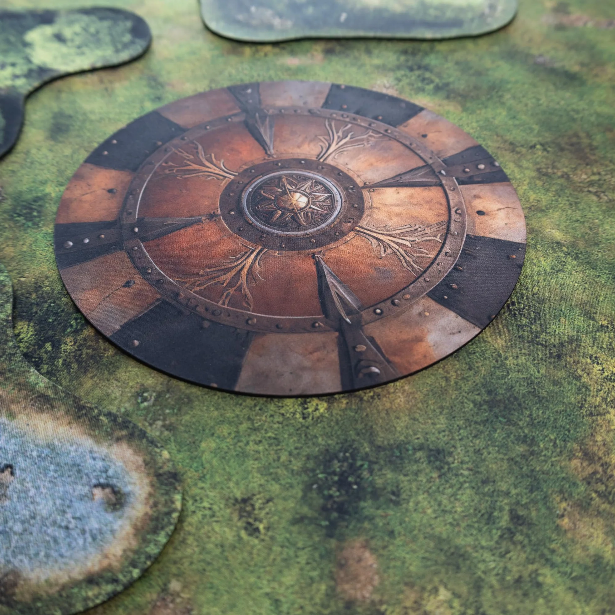 PLAYMATS Marcador de Goma para la Edad de Sigmar 4e – Old Gods Shield