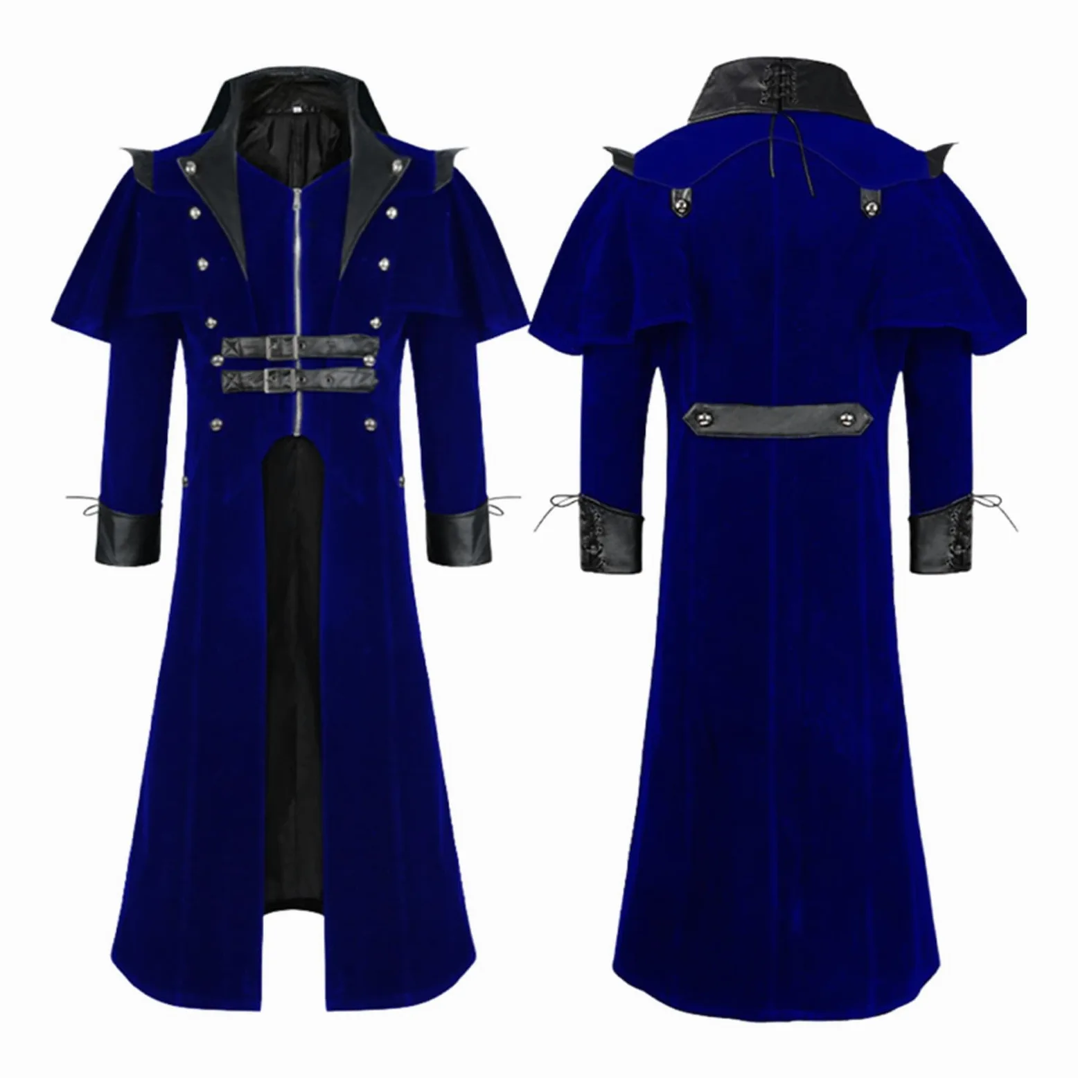 Chaqueta Esmoquin Para Hombre, Abrigo Victoriana Para Hombre, Retro Gótica Ropa Dorada Uniforme Renacentista Disfraz Fiesta De Pirata Disfraces Cosplay De Halloween Frack Disfraz Carnaval