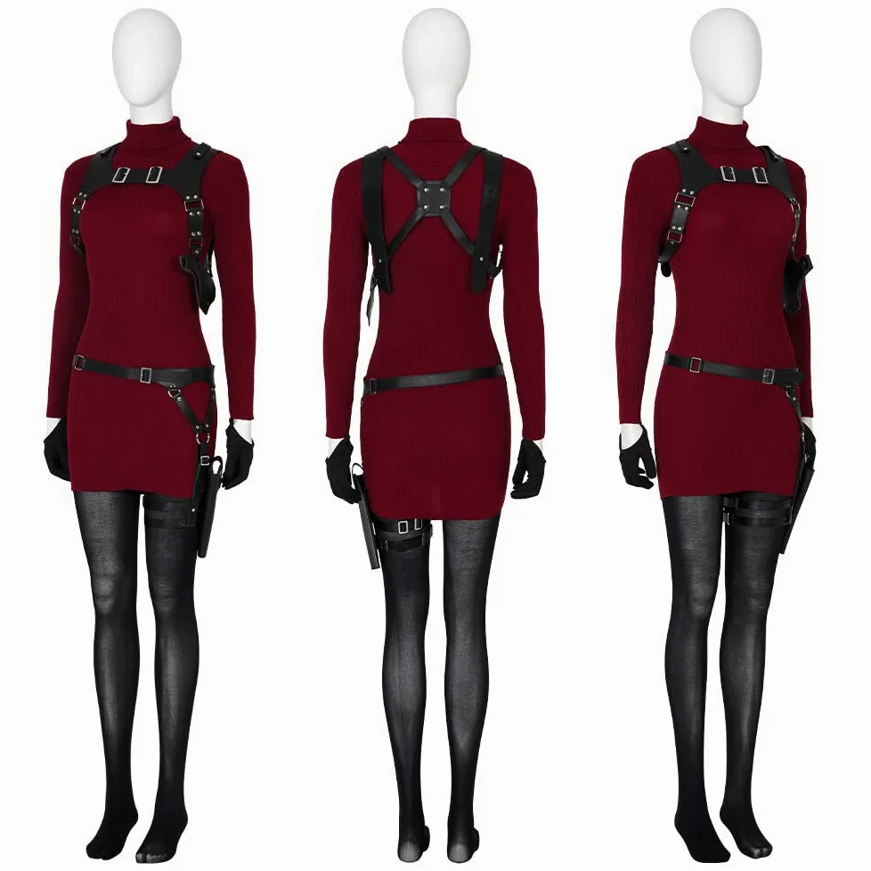 Traje de Lujo (Resident Evil) Ropa de Cosplay Conjunto de Disfraz de Juego de Rol Traje de Cómics Uniforme de Halloween Ropa de Carnaval