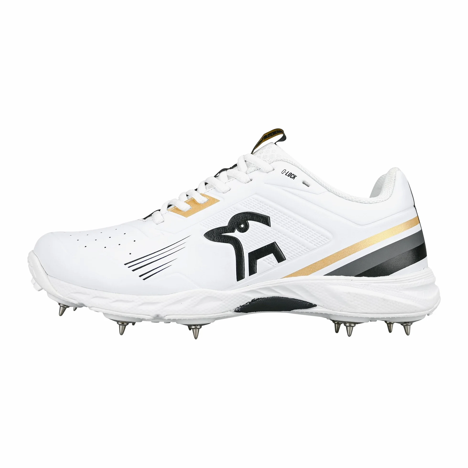 KOOKABURRA KC 3.0 Spike Cricket Shoe - Gold/Black