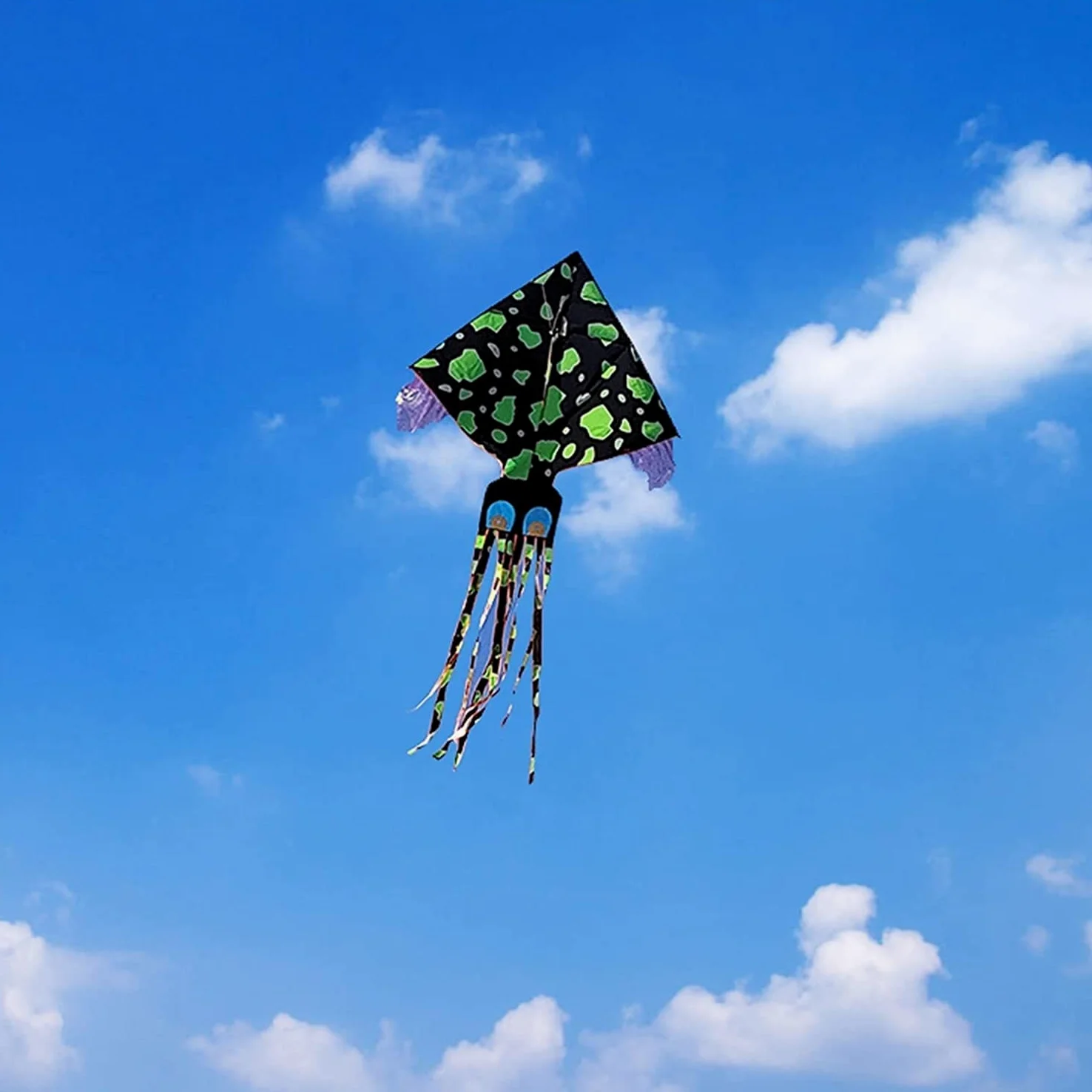 cometa grande Cometa Para Niños Y Adultos, Juego Creativo De Cometas De Pulpo Manchado Para Actividades Al Aire Libre Interactivas Entre Padres E Hijos, Cometa Fácil De Volar Breeze niños y adultos