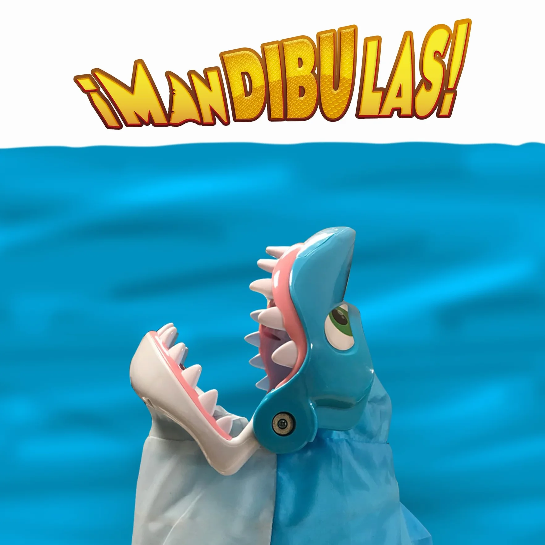 Mandibulas, Juego de Mesa. La pesca más divertida, Juego para niños partir de 4 años. Rescata los animalitos marinos sin que el Tiburón te atrape. Saca los peces de su mandíbula con tu caña de pescar