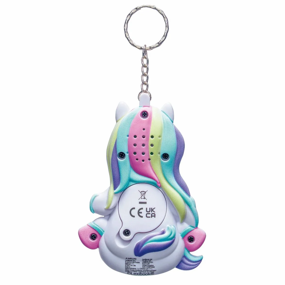Lexibook, Consola My Best-E Licorne con Pantalla LCD y Llavero, Rosa, JLMBUNI