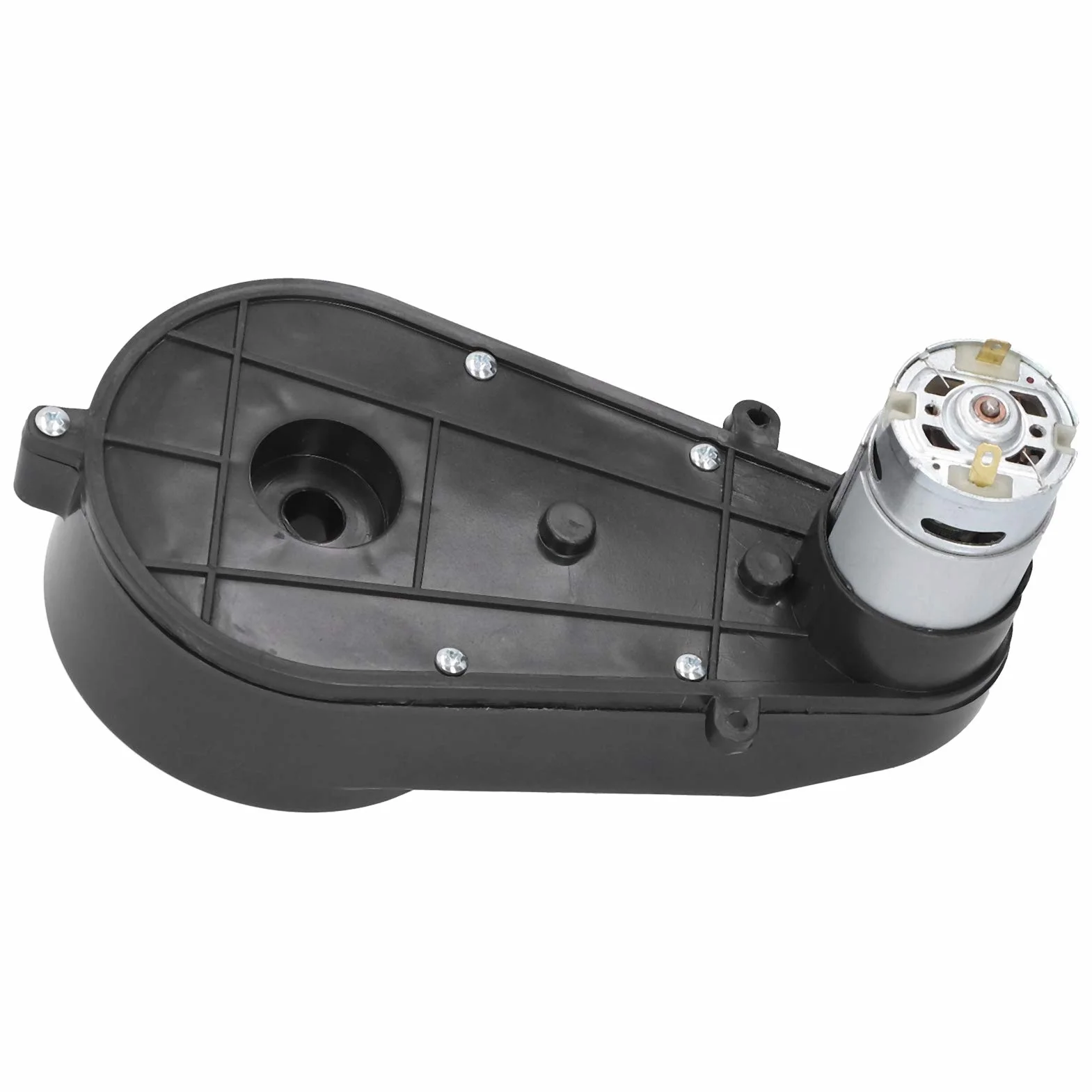 Caja de Cambios Eléctrica 24V 18000 RPM,Caja de Cambios de Motor con Engranajes Metálicos para Coches Eléctricos Infantiles,Piezas de Repuesto para Niños,Accesorio de Taller para Reparaciones Rápidas