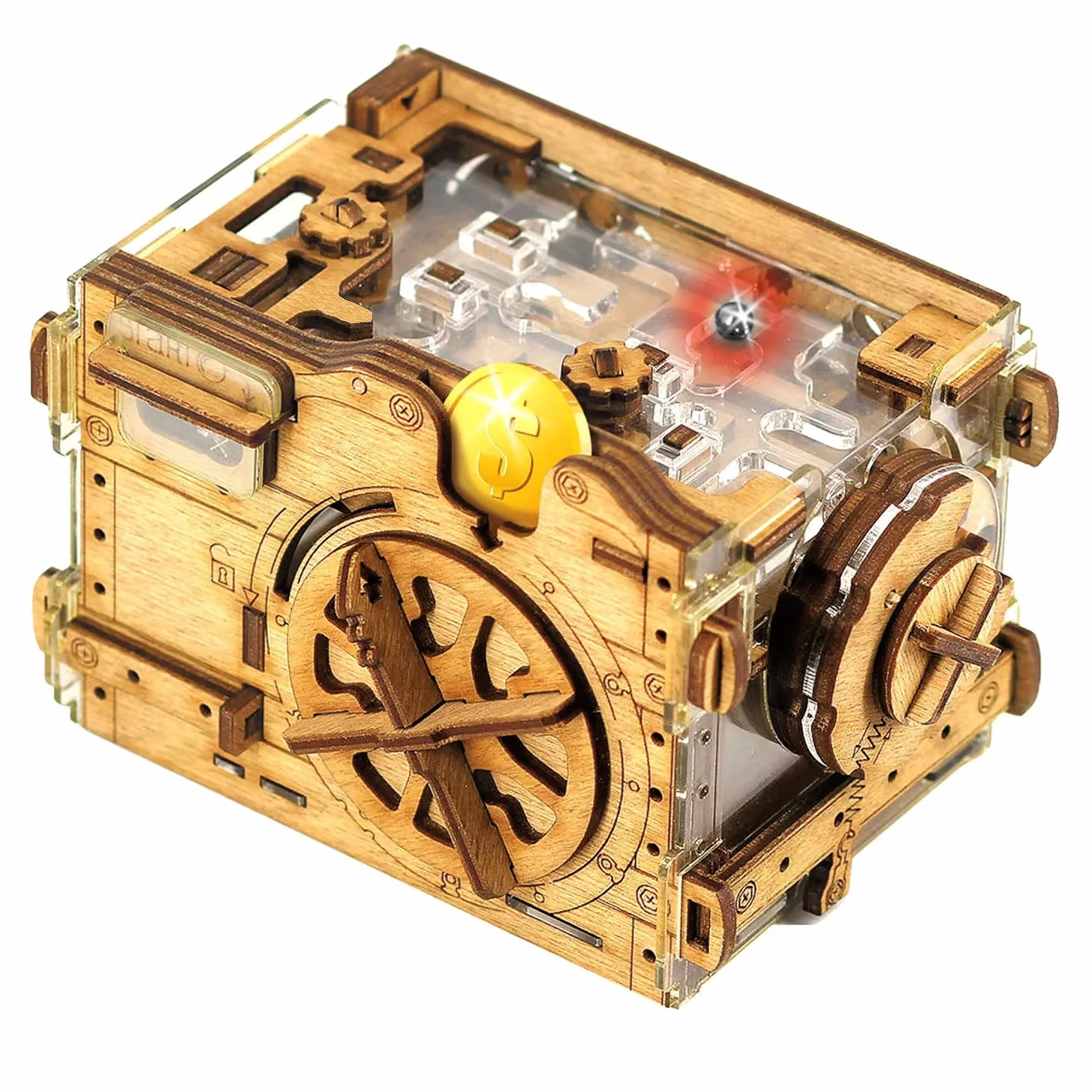 iDventure A-Maze-ing Safe - Caja de rompecabezas de mármol Run Money - Embalaje de regalo complicado - Rompecabezas 3D para adultos - Juego de sala de escape - Teaser - Gadget de regalo de cumpleaños