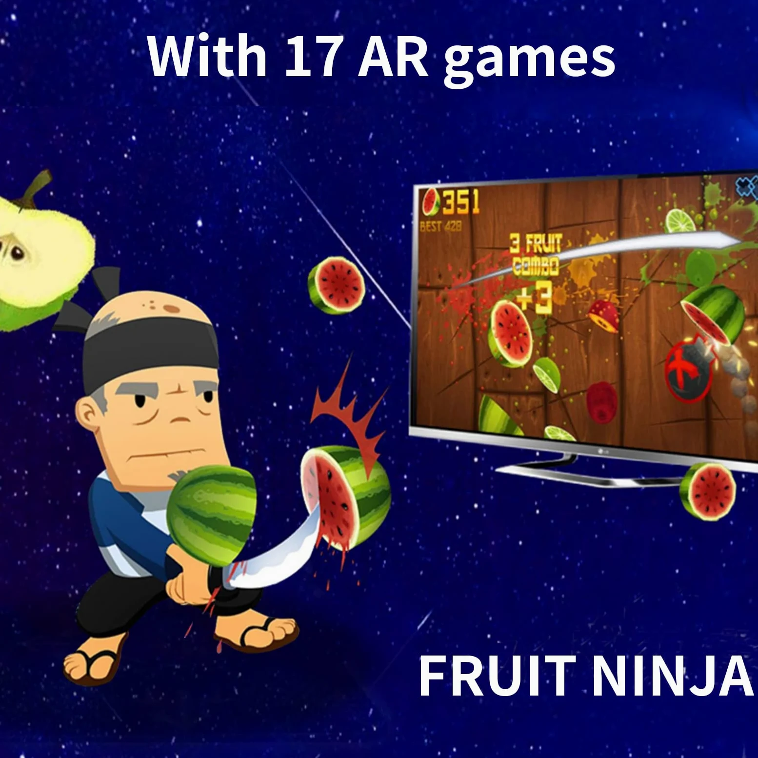 Consola de juegos para niños y adultos, sistema de videojuegos retro con 100+ juegos,17 juegos AR de cámara, 2 controladores de juegos,Salida HD, regalo de juguete para niños y niñas a partir