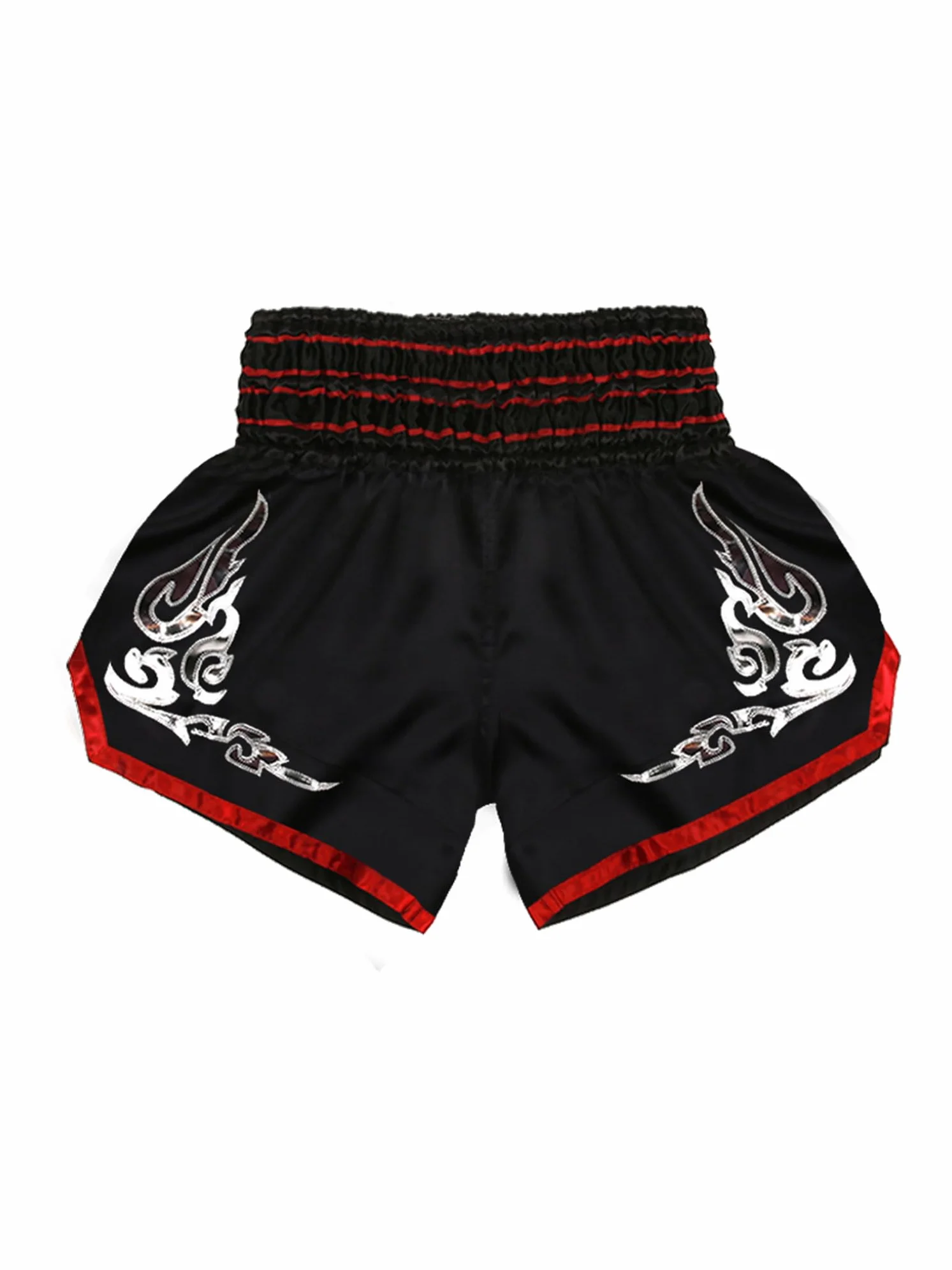 Freebily Pantalones Cortos de Muay Thai para Niños Boxeo Metálicos Kickboxing MMA