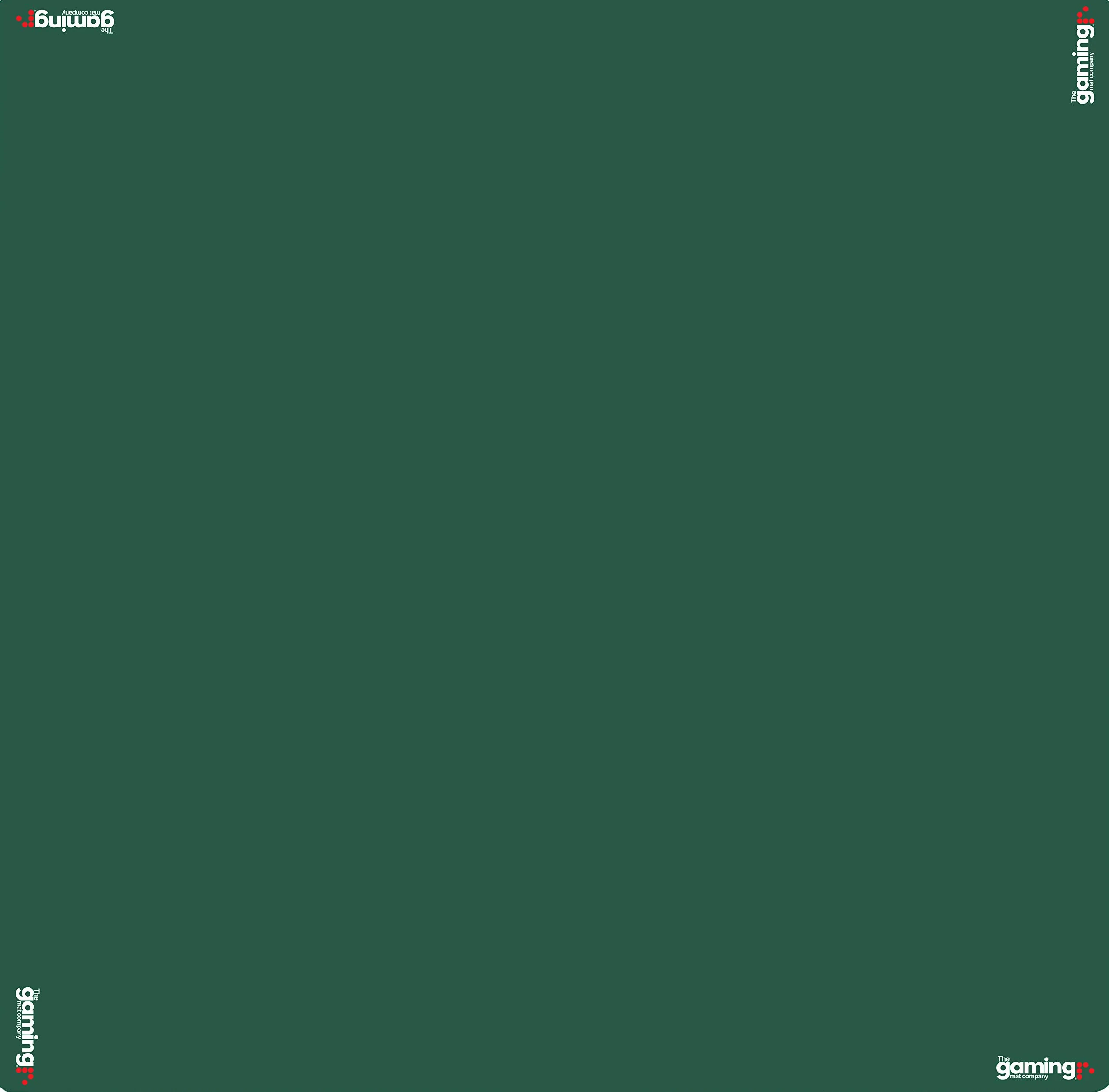 The Gaming Mat Company Tapete de Mesa de póquer, dominó, Puente y Mahjong, Color Verde, 33 x 33 Pulgadas, Cubierta de Mesa icubierta de Mesa Impermeable para Juegos