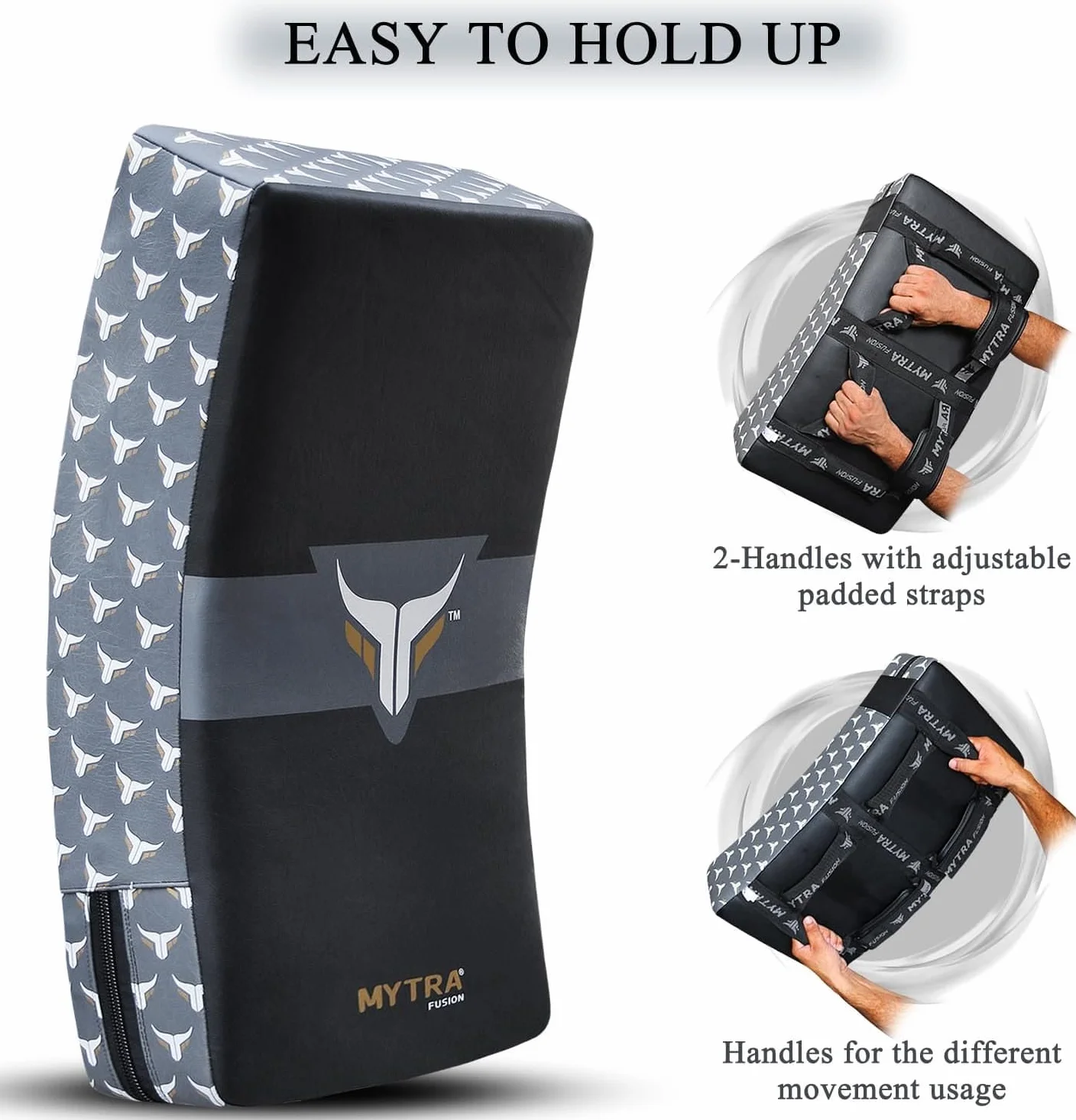 Mytra Fusion Kick Shield - Escudo curvo para artes marciales mixtas, Muay Thai, kickboxing, taekwondo