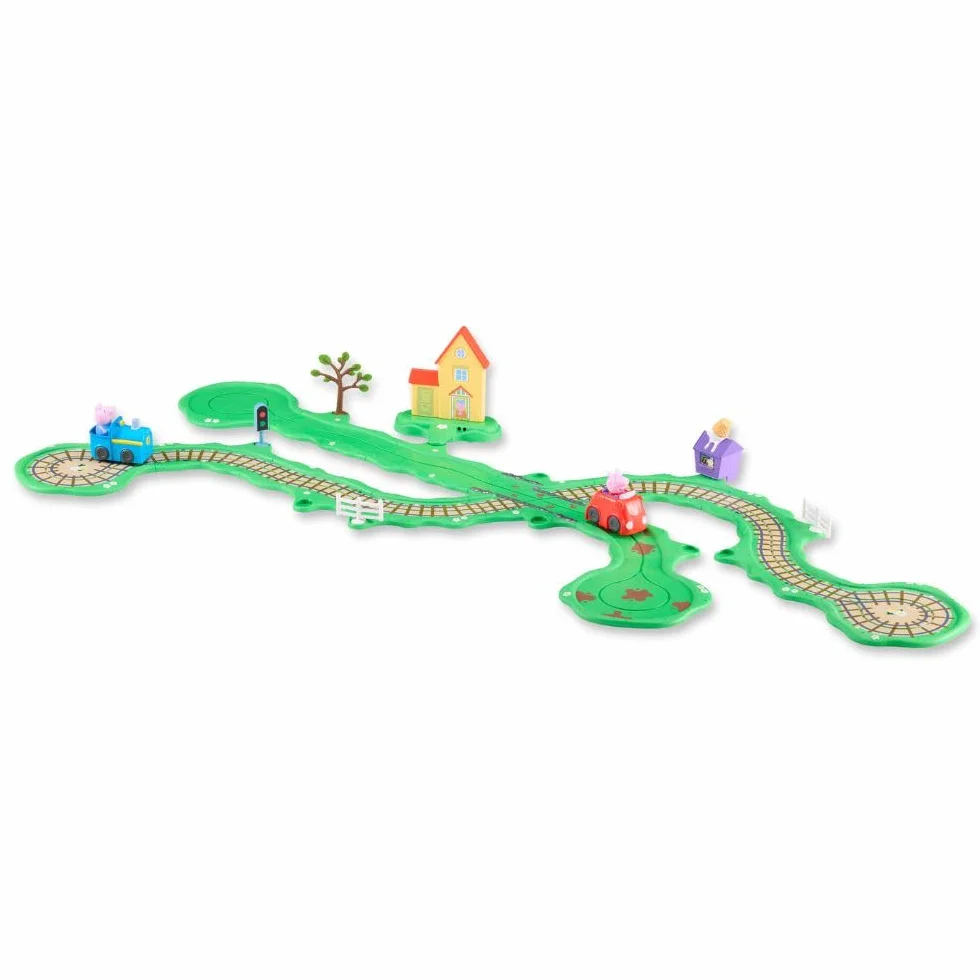 Peppa Pig Circuito Tren y Coche