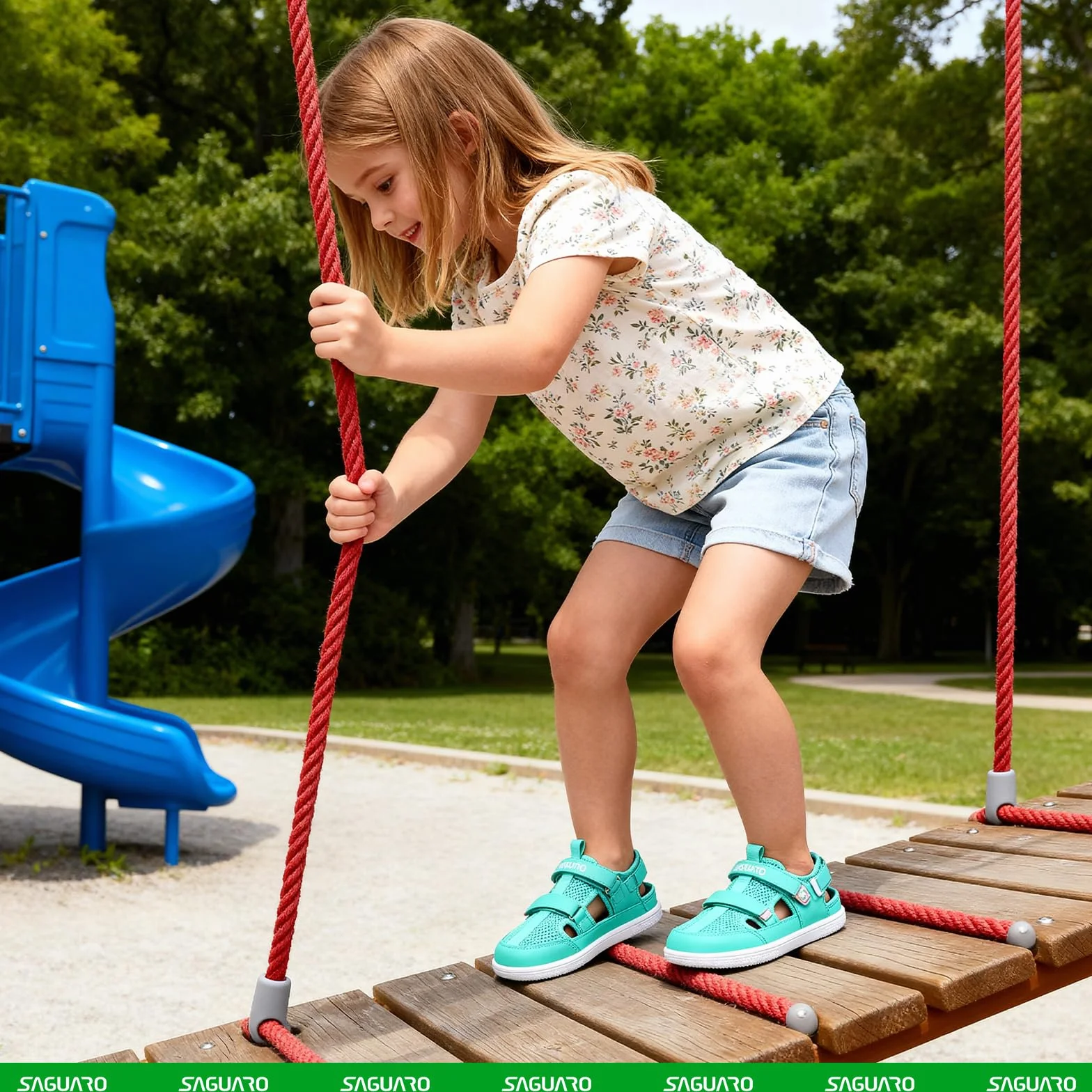 SAGUARO Sandalias Barefoot Niños Puntera Cerrada Zapatillas Verano Ligeras Transpirables 25-36 EU