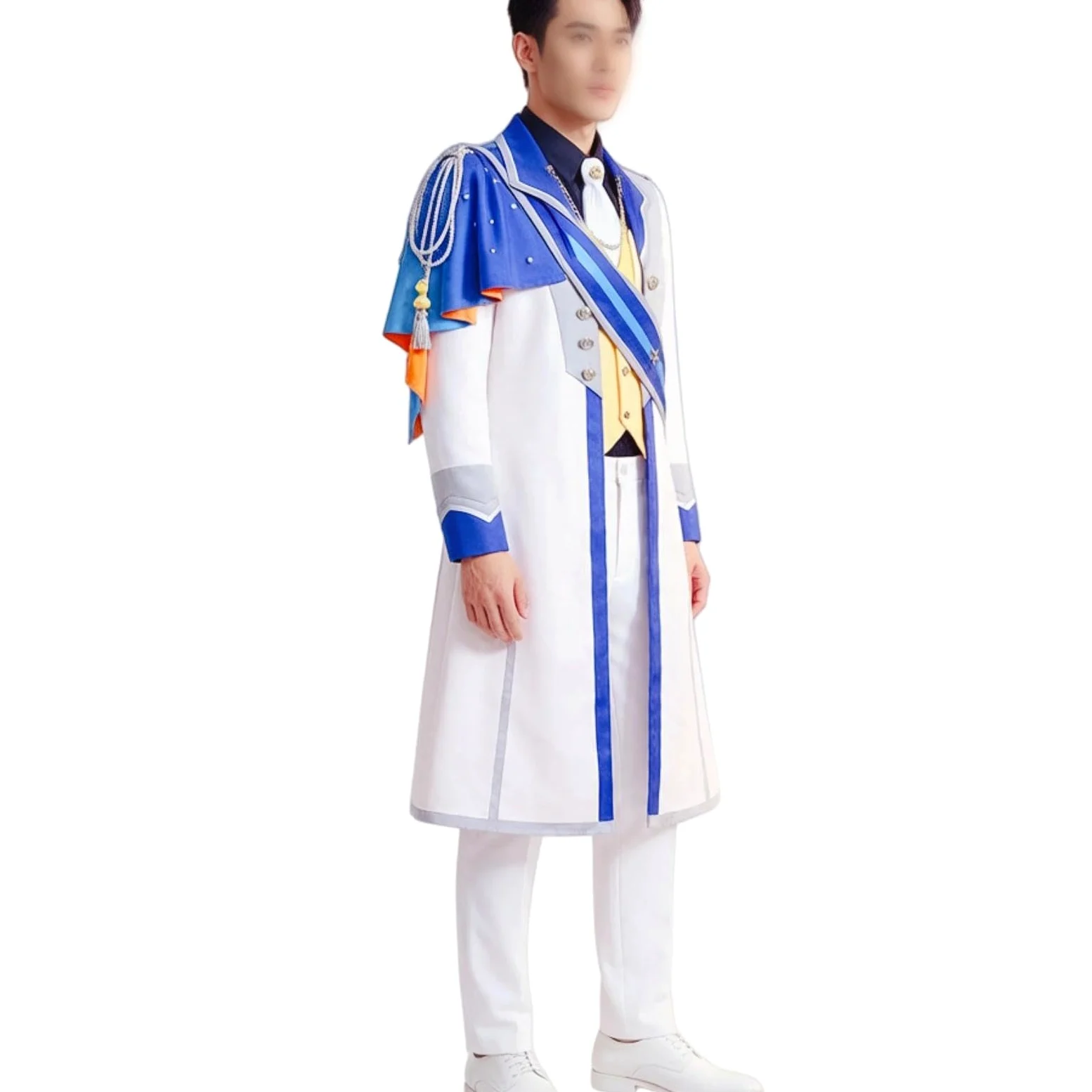 Disfraz de Halloween para Adultos, Conjunto Completo de Cosplay Juego de Rol Carnaval – Estilo Tsukasa Tenma