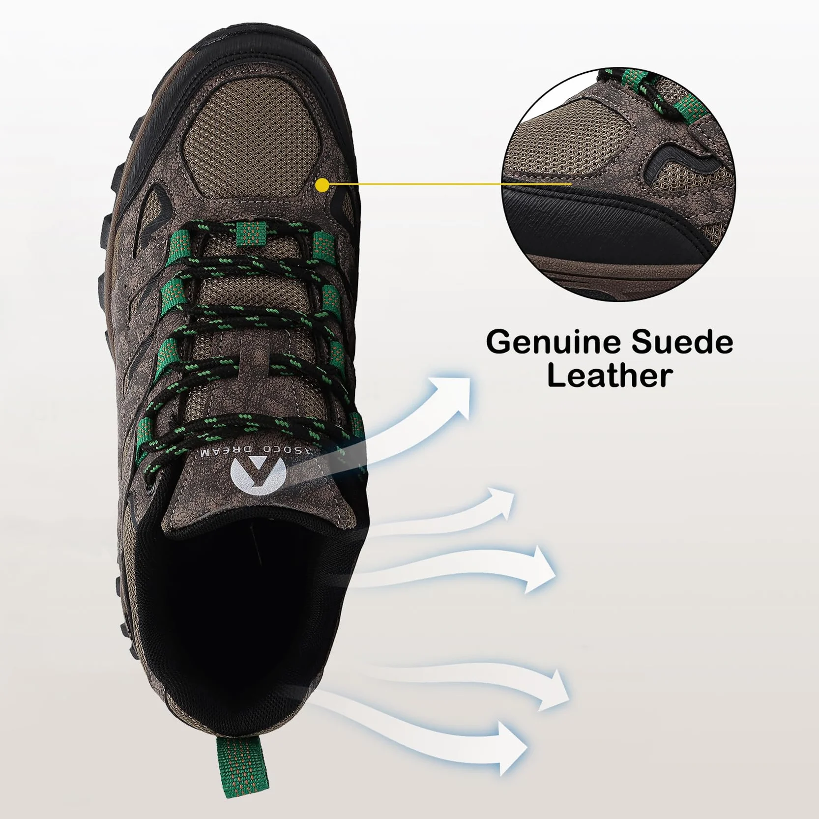 Zapatillas de Senderismo para Hombre Transpirables Ligeras Zapatos de Trekking Outdoor Montaña