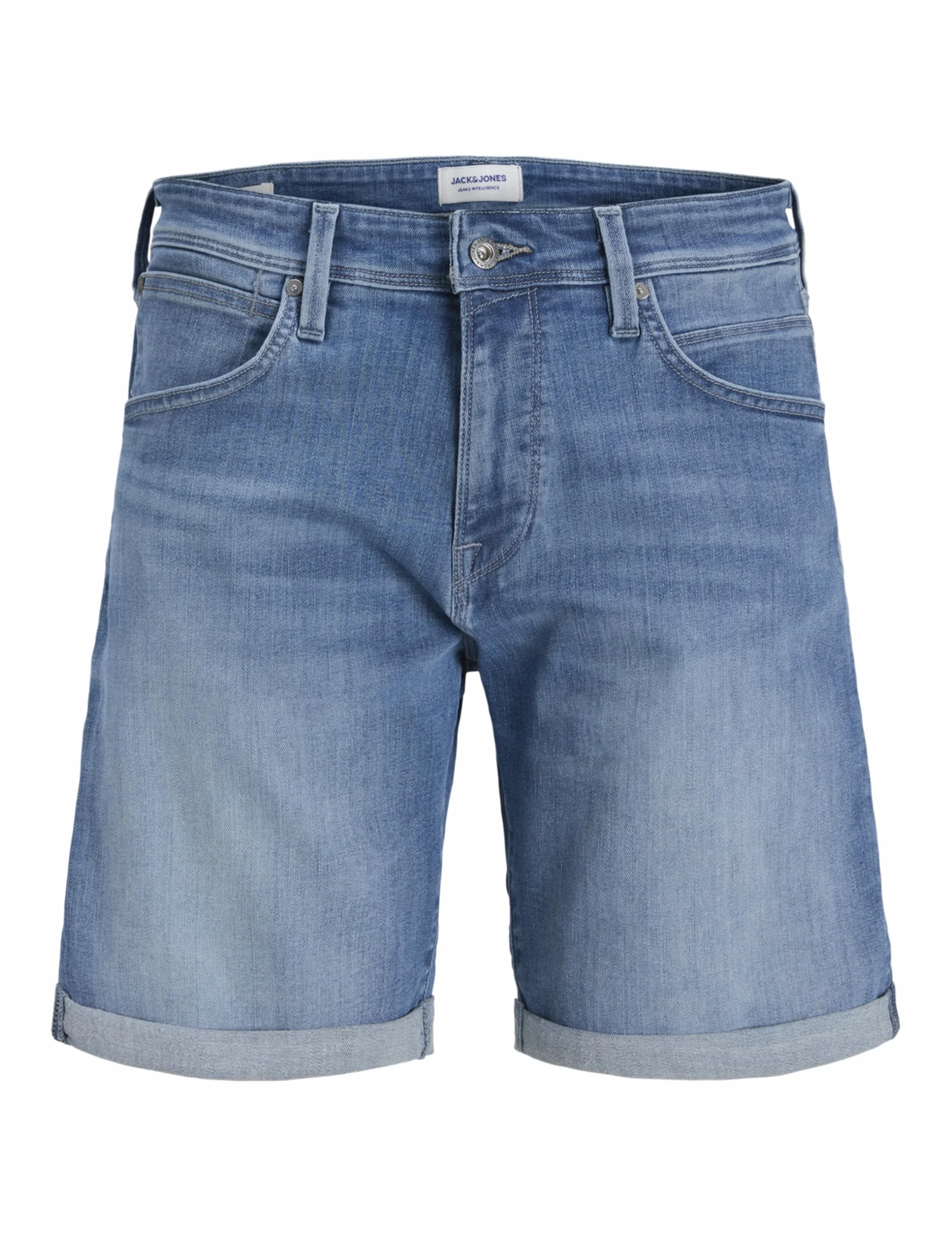 JACK & JONES Pantalones Cortos Hombre Ajuste Regular Bolsillo Botonadura 5 Bolsillos