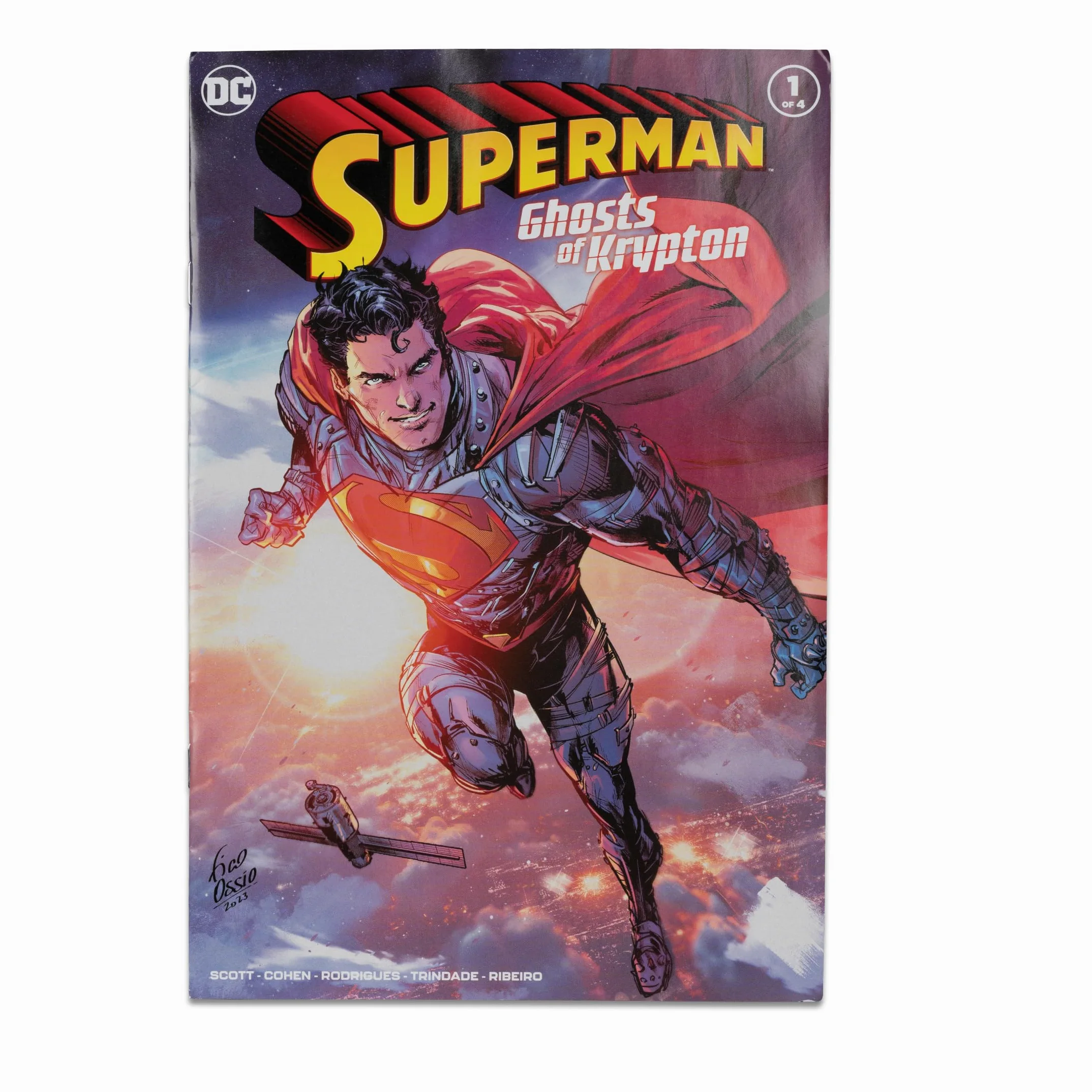 DC Direct Figurine et Comic Book Superman Wave 5 Superman (Ghosts of Krypton) 18 cm | DC Direct Ghost Of Krypton Figura de acción de 7 pulgadas Wave 5 - Superman