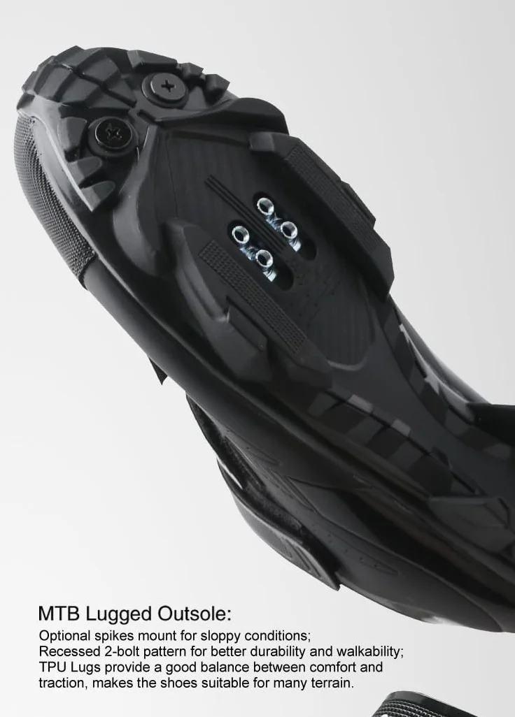 Zapatillas de Ciclismo MTB Profesionales Transpirables Antideslizantes Compatibles SPD