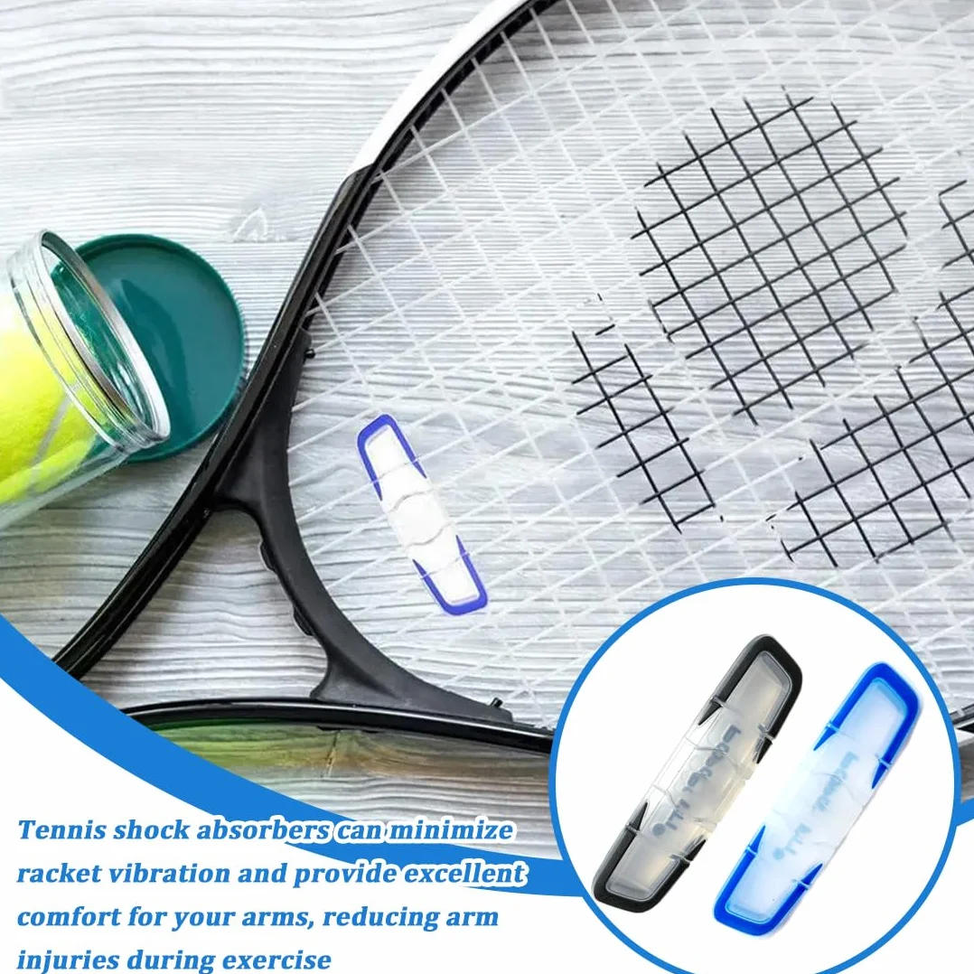 Amortiguador de la Raqueta de Tenis, Amortiguadores de Vibración de Silicio Suave, 2 Piezas