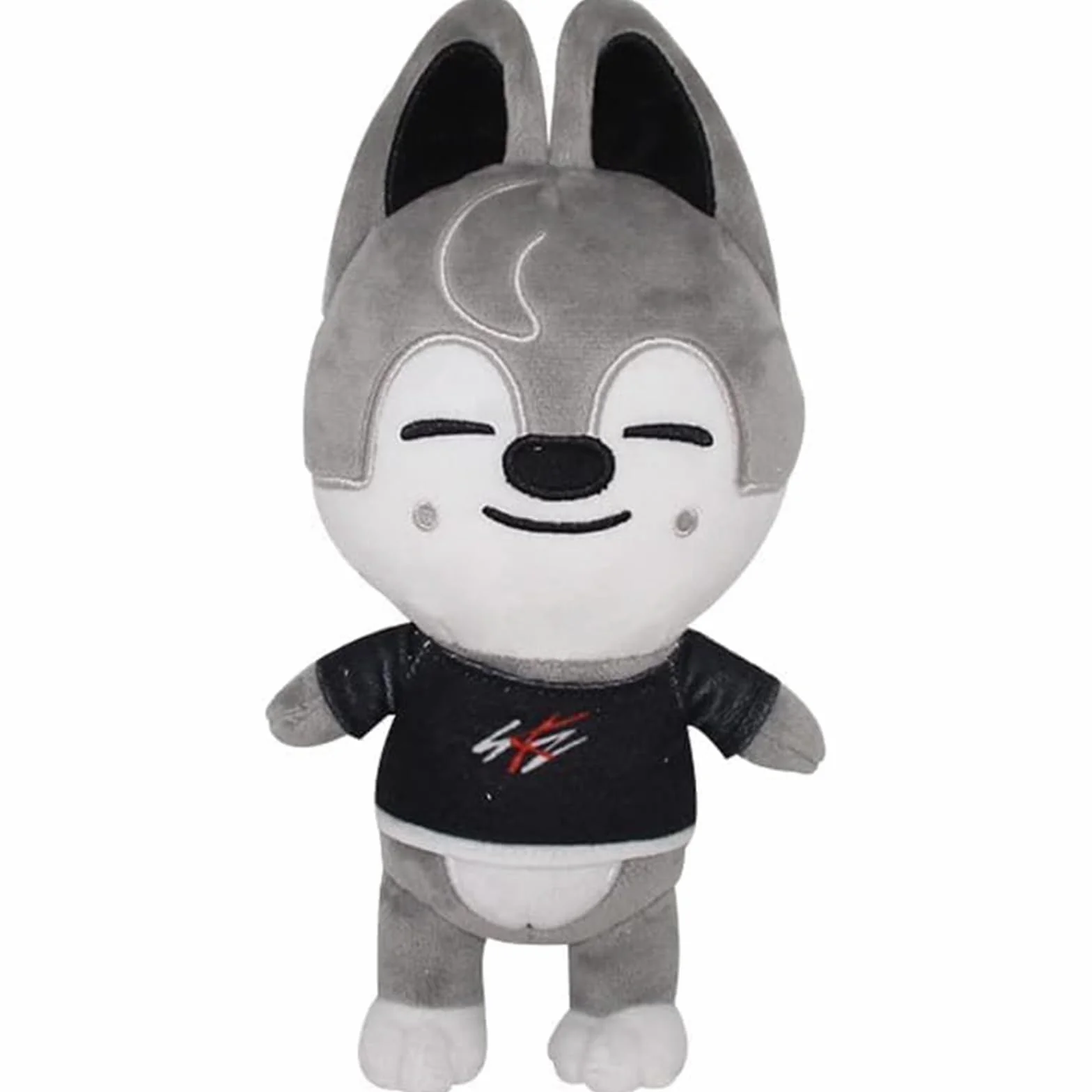 Skzoo peluche 20 cm, peluche oficial de Stray Kids, peluche de anime de dibujos animados, adorable pieza de colección para fanáticos (lobo)