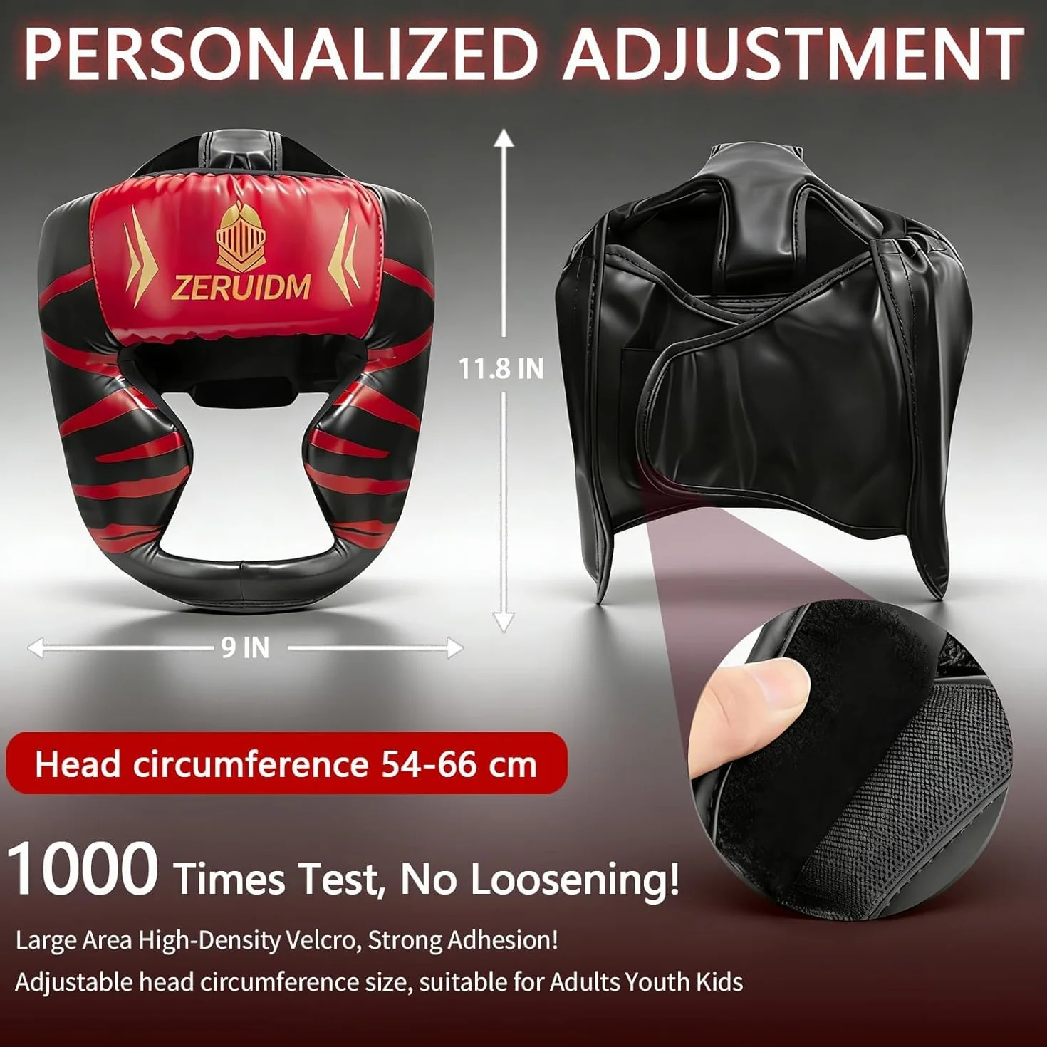 Cascos de Boxeo Reforzados Paquete de 2 para Adultos y Niños Entrenamiento Sparring MMA Kickboxing Muay Thai