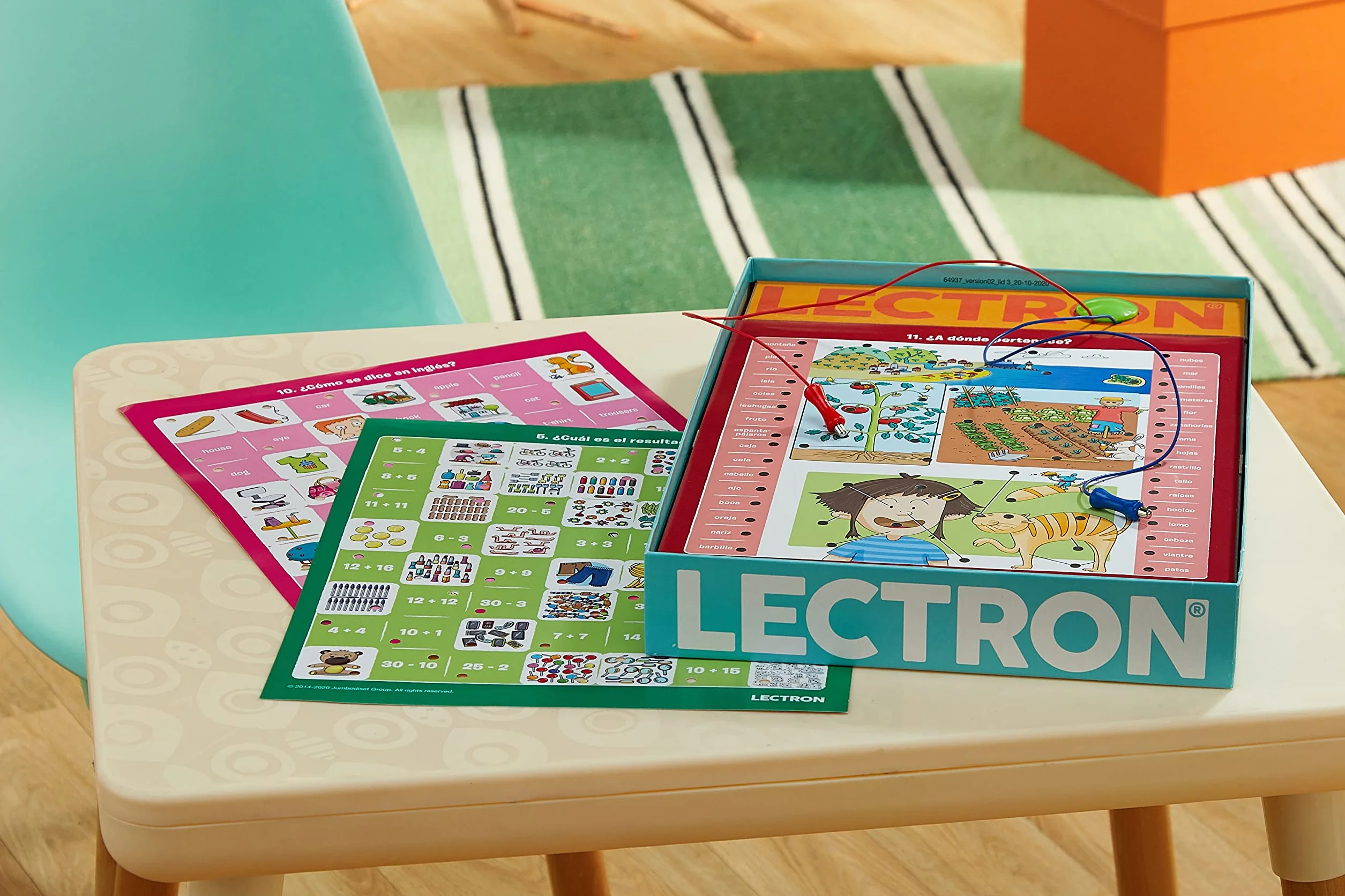 Diset, Lectron Primer Ciclo de Primaria, Juego Educativo de asociar Preguntas y respuestas a Partir de 6 años, Multicolor