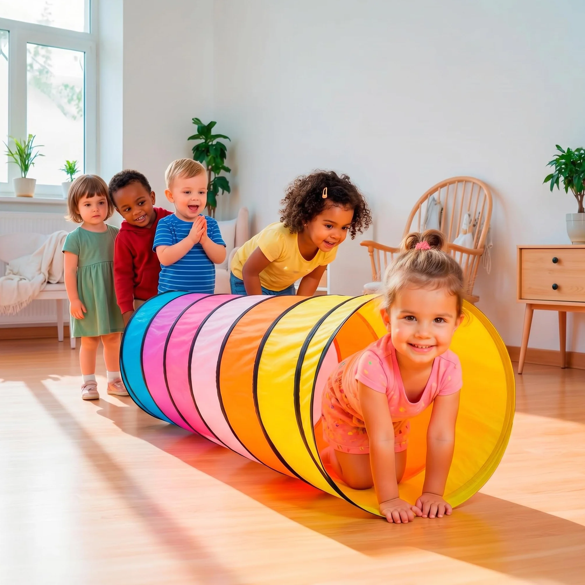 Tunel Plegable para Niños 180 cm Hawaii Sunset B