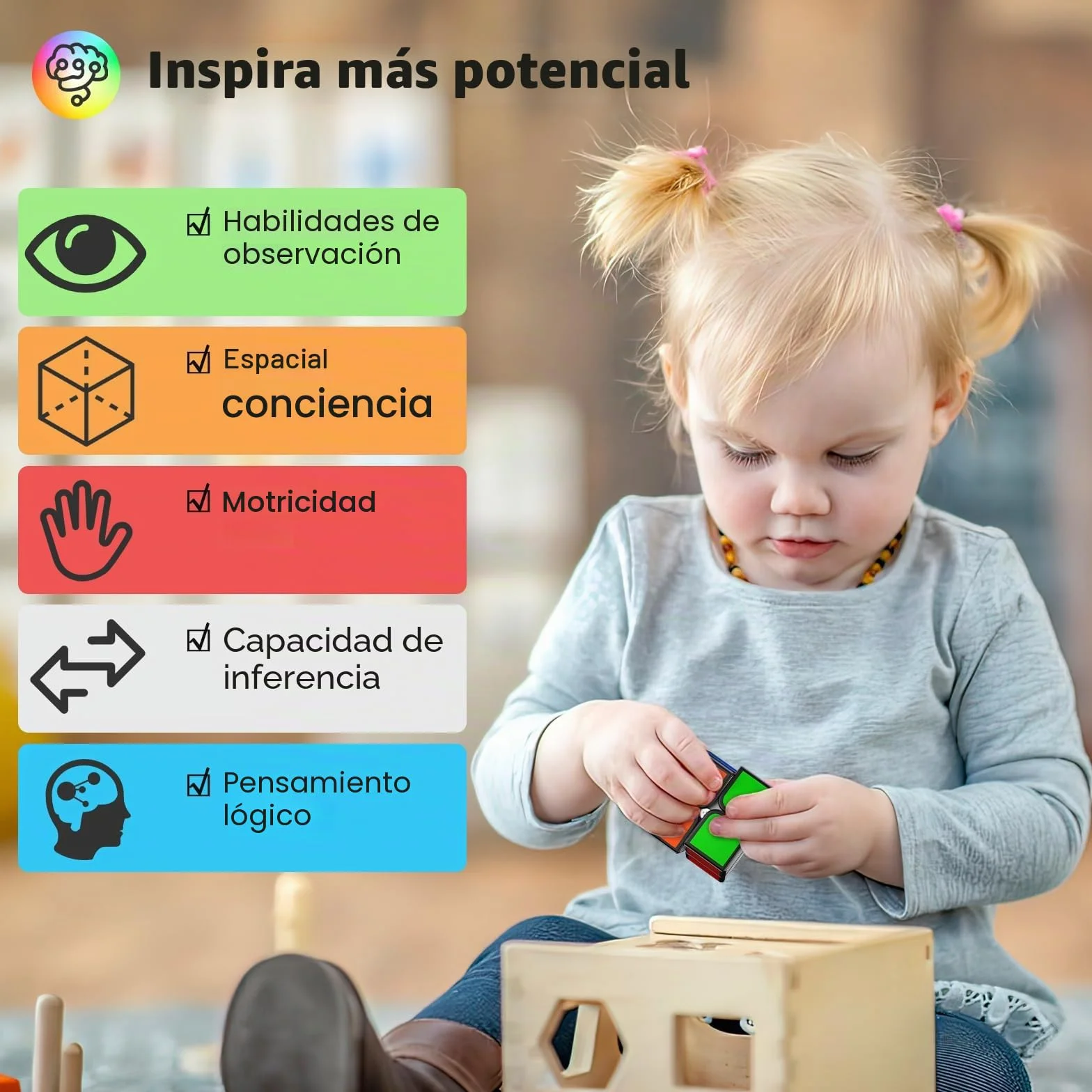 Vdealen Cubos de Velocidad,Juego de Cubos de Velocidad de 2x2 4x4 Pirámide Megaminx Mirror Cube Smooth Pegatinas,Cubo Mágico Liso Colección de Rompecabezas