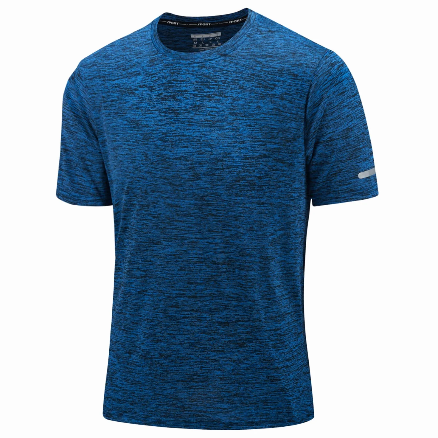 Camiseta de Secado Rápido para Hombre Manga Corta Deportiva Transpirable Verano Correr Fitness KEFITEVD