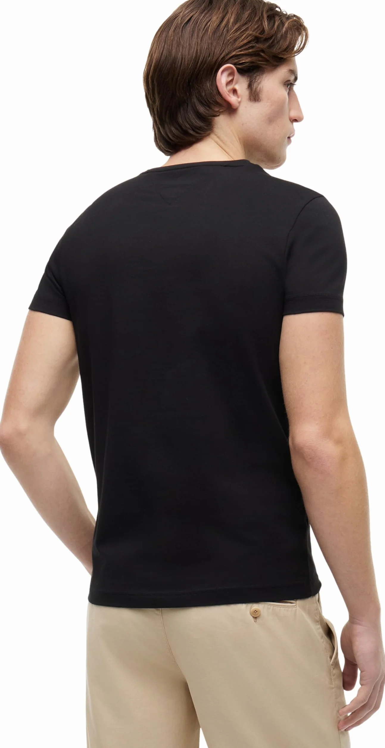 Tommy Hilfiger Camiseta Manga Corta Hombre Core Stretch Slim Fit
