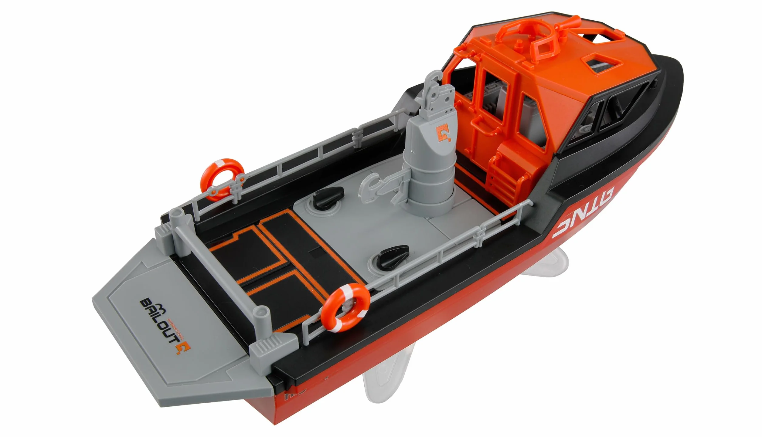 Amewi Barco Salvavidas RC sin escobillas, 320 mm, RTR Rojo/Negro, teledirigido, niño a Partir de 8 años