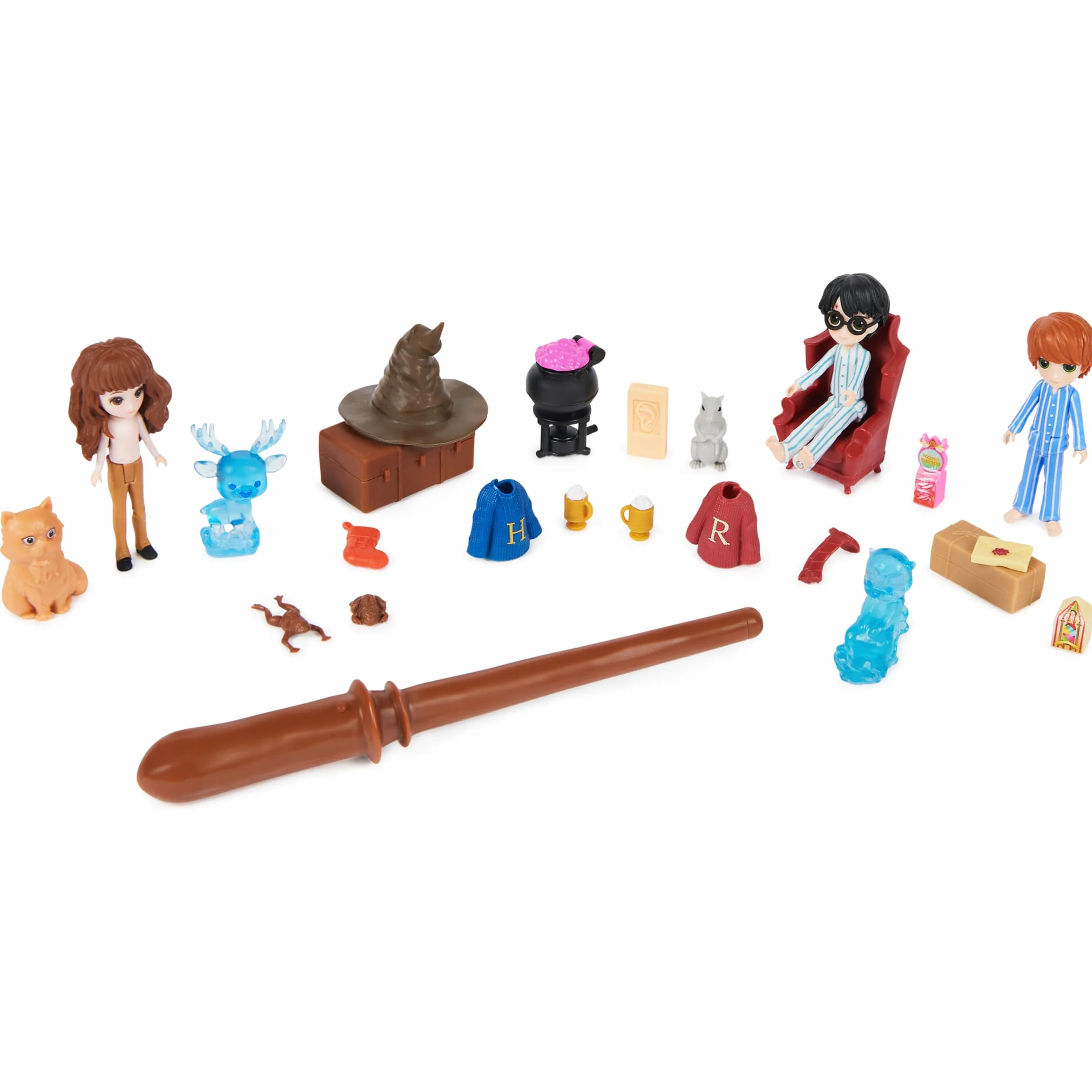 Wizarding World, Harry Potter, Calendario de Adviento de Magical Minis con 24 regalos, Calendario de cuenta atrás para Navidad con juguetes sorpresa, Juguetes para niños y niñas a partir de 6 años
