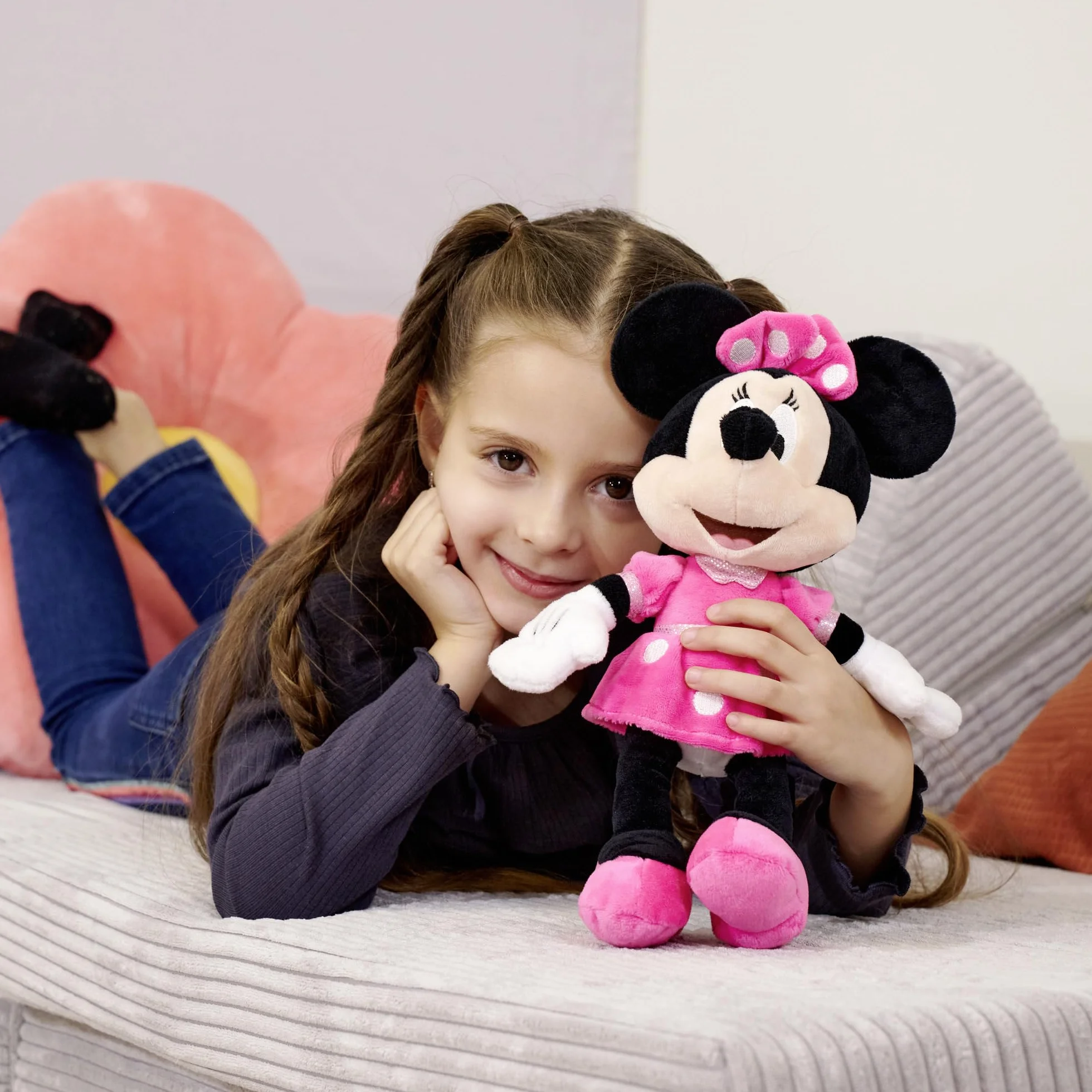 Simba Toys Disney Minnie Mouse Peluche 25 cm Original Suave