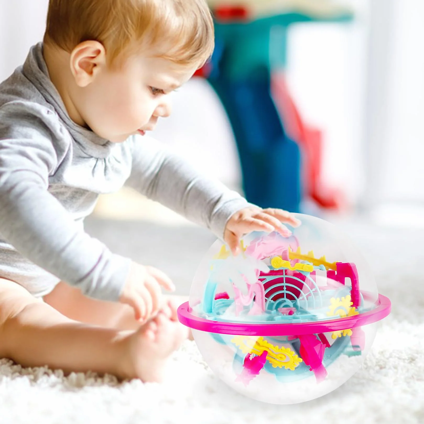 3D Laberinto Bola 3D Ball con 110 Niveles Bola Laberinto Partir De 6 Años Regalos para Niños Laberinto Ball Juego De Habilidad