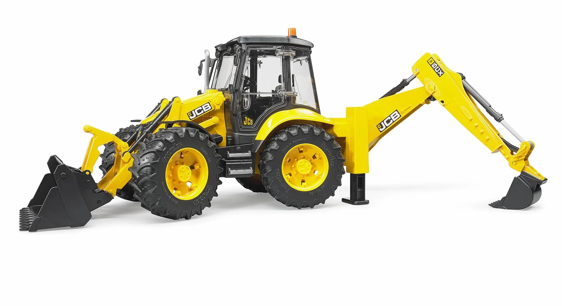 bruder 02454 - JCB 5CX eco Backhoe - 1:16 Vehículo de construcción, Obra, Pala, Retroexcavadora, Trabajador, bworld, Máquina de construcción, Toy