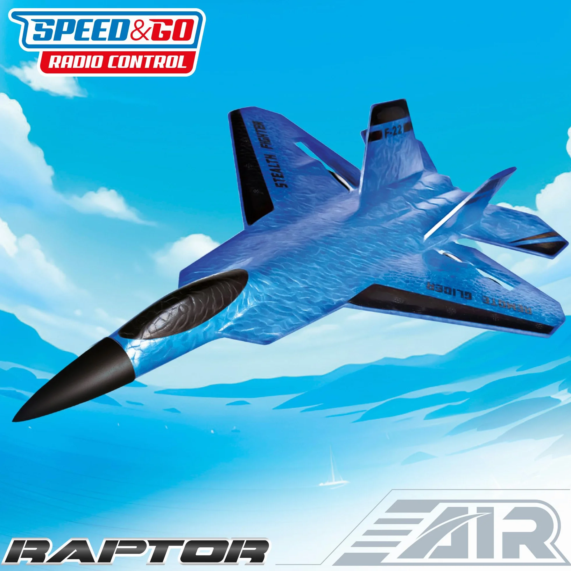 COLORBABY Speed & Go Avión teledirigido de Combate, 25x33x9 cm, Mando Control Remoto, Frecuencia 2.4 GHz, Giros 360º, Alcance 120 m, USB, Juguetes radiocontrol, Juguetes para niños, +3 años (47642)