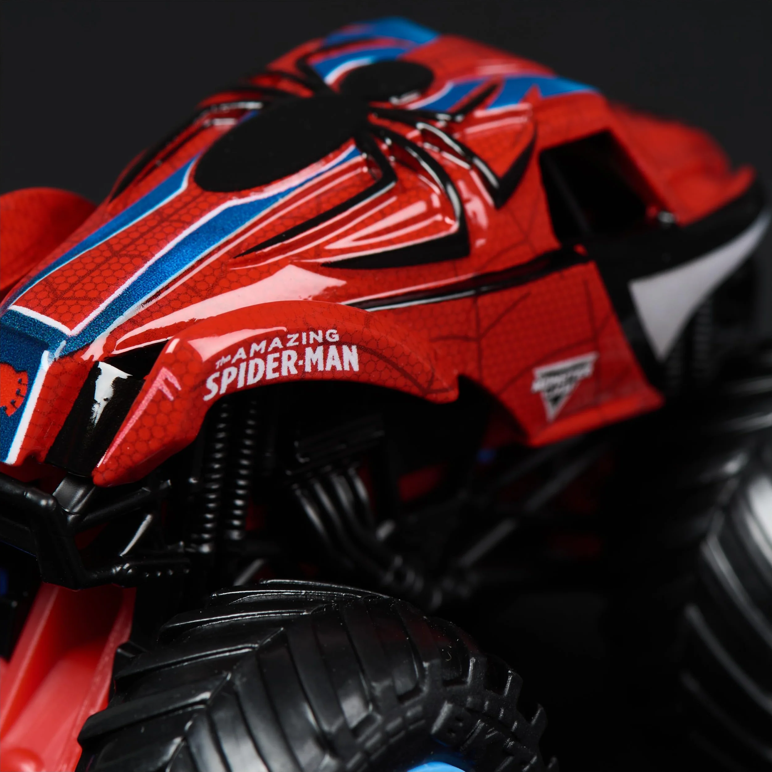 Monster Jam Pack 2 Coches Juguete Monster Truck Marvel Oficial Escala 1:64 Metálicos Venom Spiderman