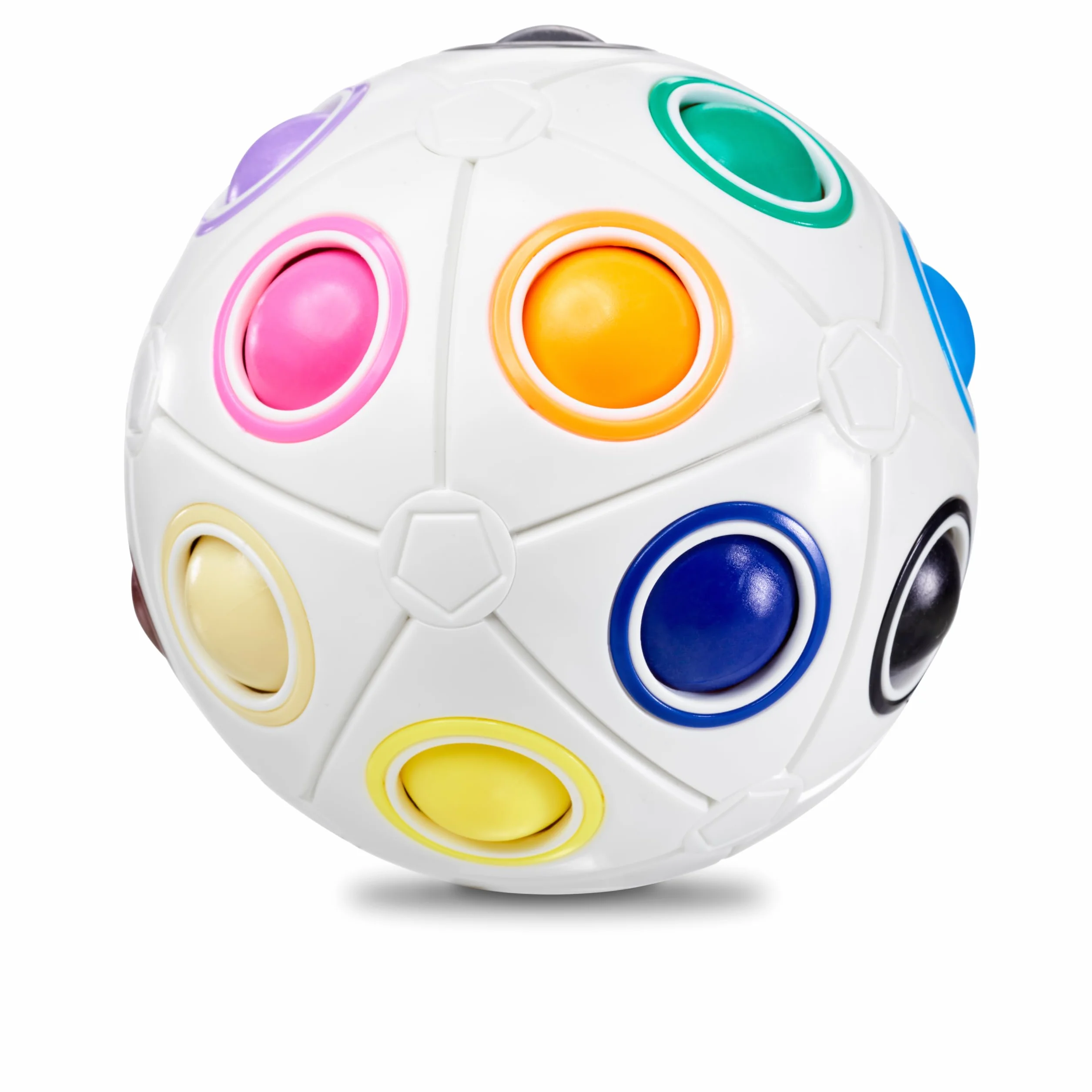CUBIDI® Bola Mágica Arcoíris Grande Puzzle 3D. Rompecabezas Niños Ideal También como Rompecabezas Adultos. Juguetes Antiestres Adultos y Perfectos como Regalo Niña 6 Años y Niño.