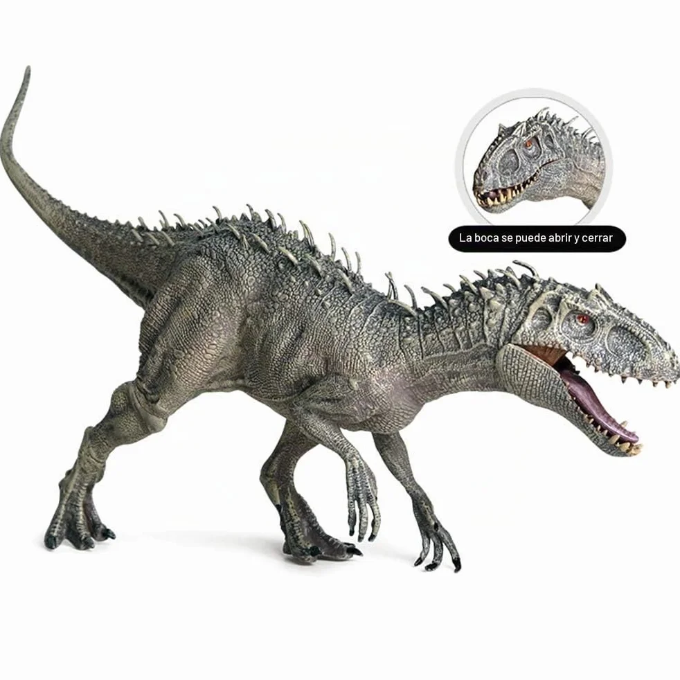 Realista Jurásico Indominus Rex Figura de Acción Boca Abierta Dinosaurio Juguete Regalo