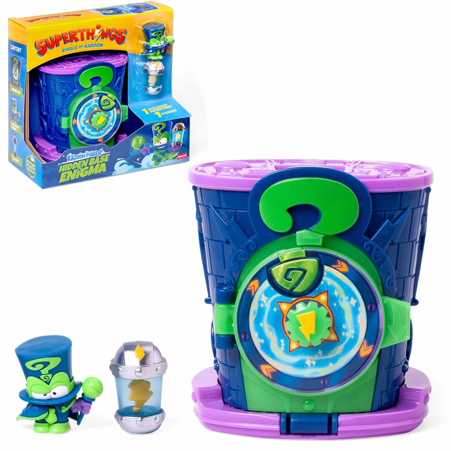 SUPERTHINGS KAZOOM Power Hidden Base Enigma - Guarida de Enigma Serie TV