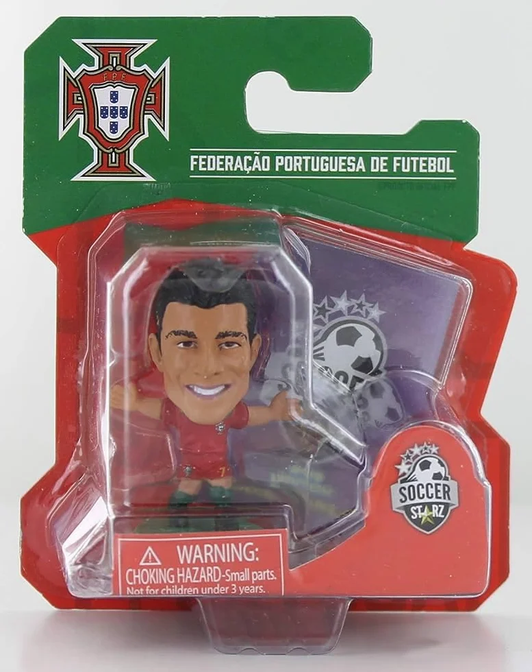 SoccerStarz Portugal Cristiano Ronaldo Home Kit/Figuras, 5 cm, SOC1264