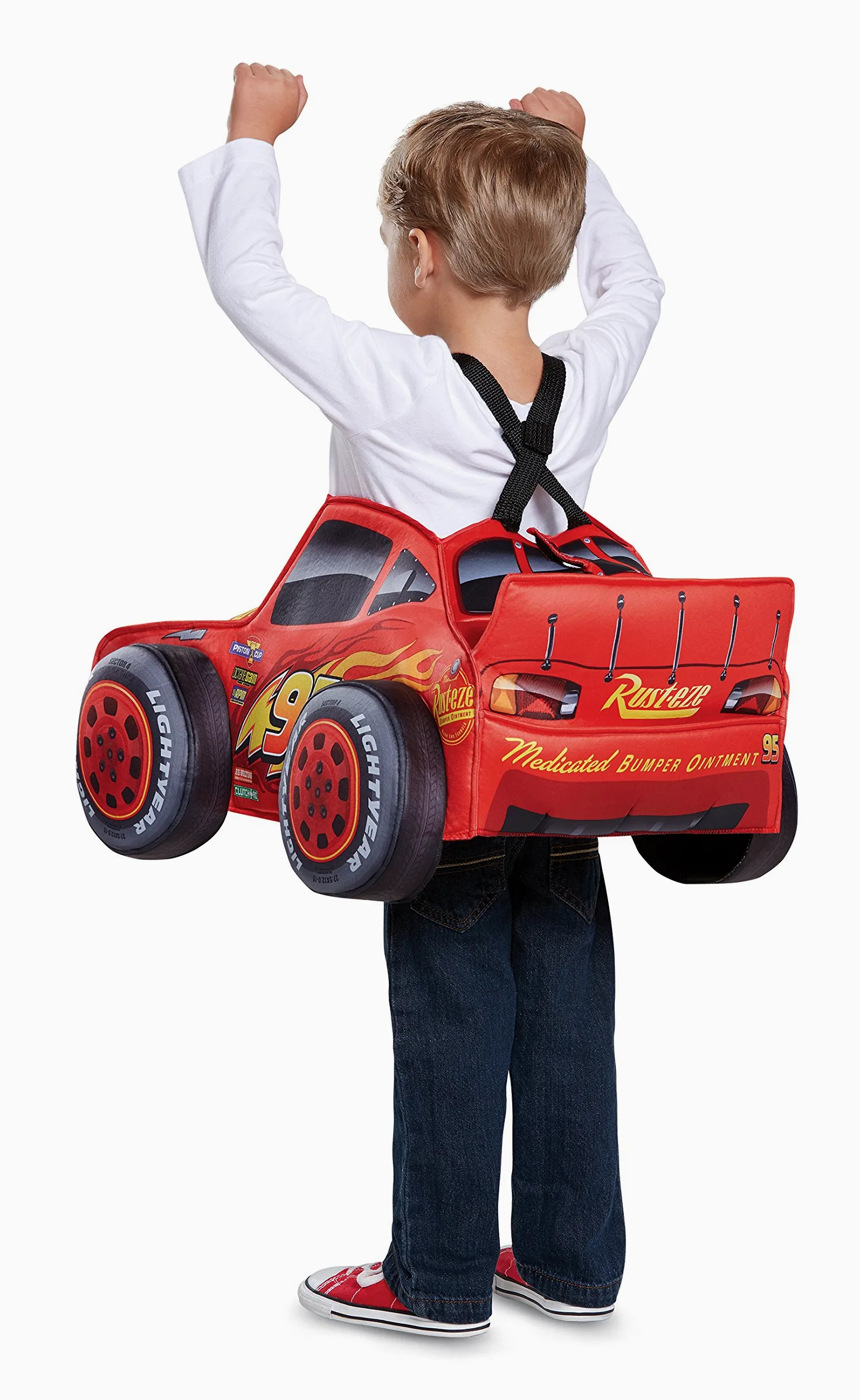 Cars 3 Lightning Mcqueen 3D Toddler Costume, One Size (Up To Size 6)