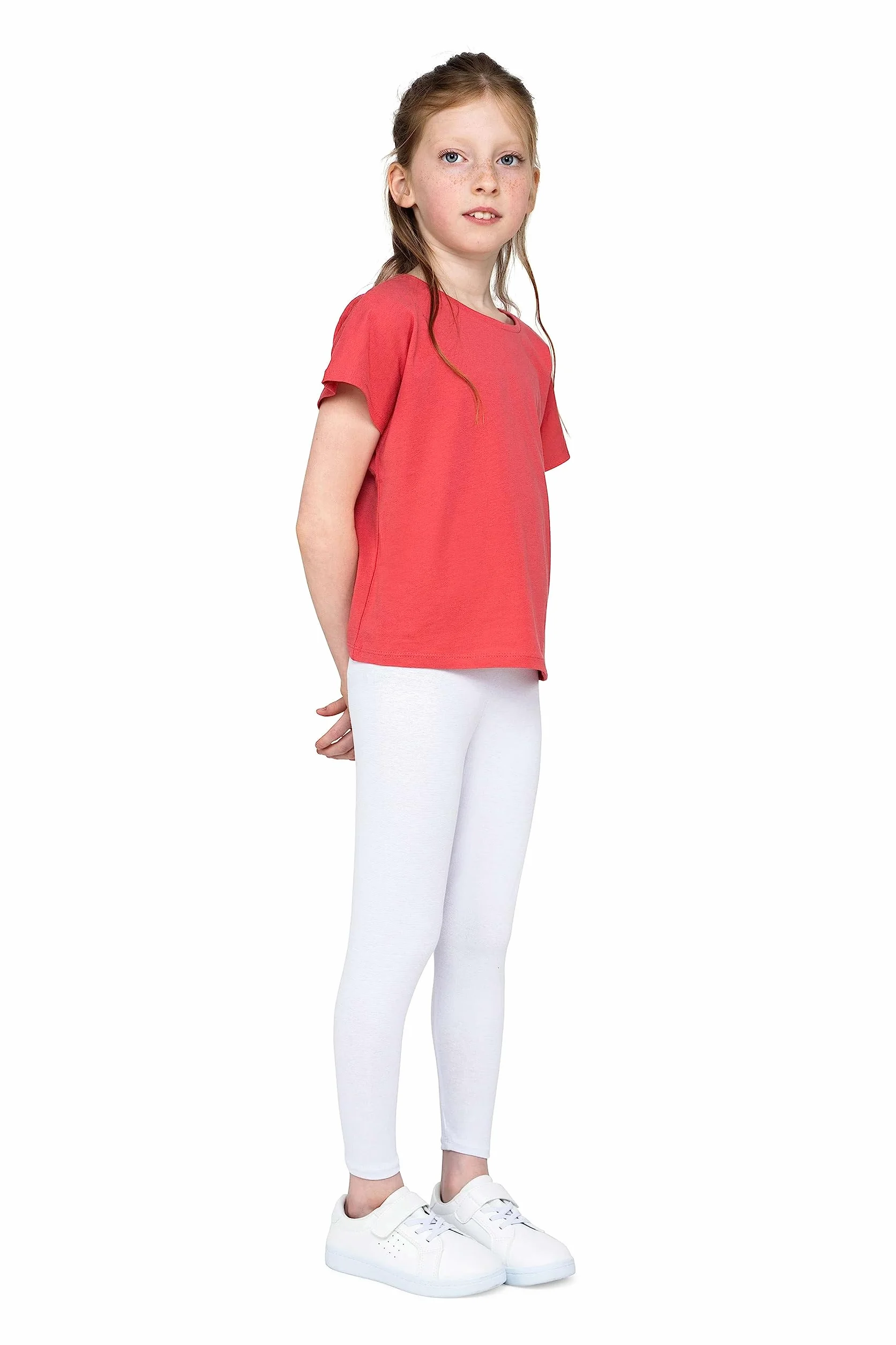Zoe Leggings de algodón para niñas Pantalones suaves