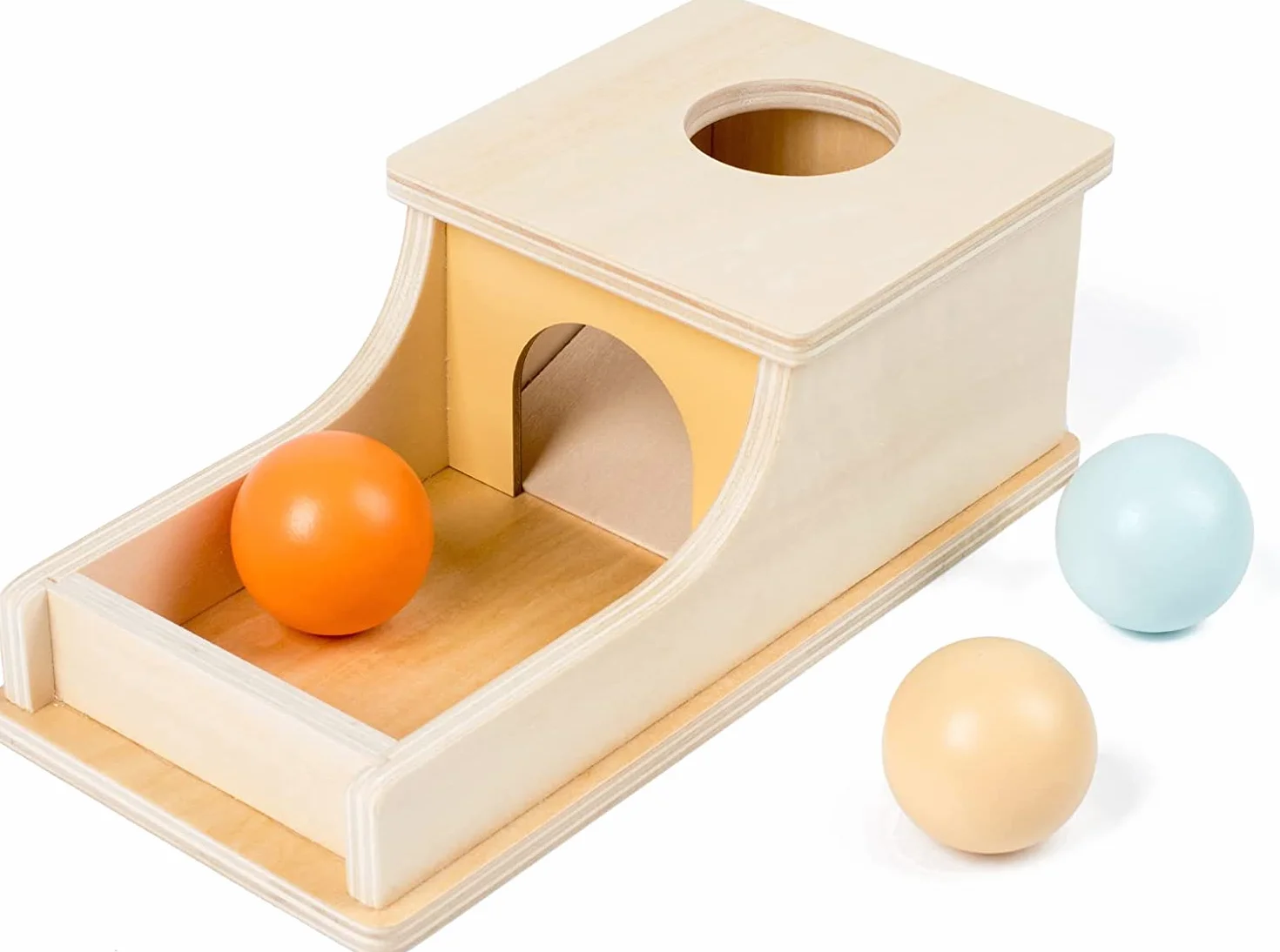 YAANI Caja de permanencia de objetos y juguetes para bebés de 6 a 12 meses, juguetes Montessori para niños de 1 año, juguetes sensoriales y para niños, regalos para bebés