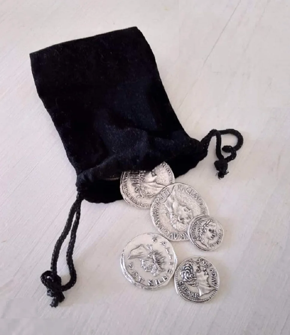 Eurofusioni Monedas Romanas Imperiales chapada Plata - Set 8 Emperadores Antigua Roma
