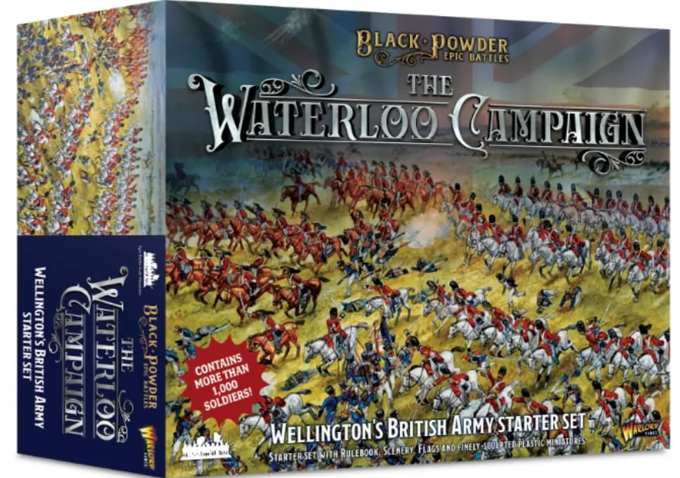 Juego de iniciación napoleónico británico – Miniaturas de plástico a Escala épica para Polvo Negro, miniaturas de la era napoleónica Altamente detalladas para Juegos de Guerra de Mesa