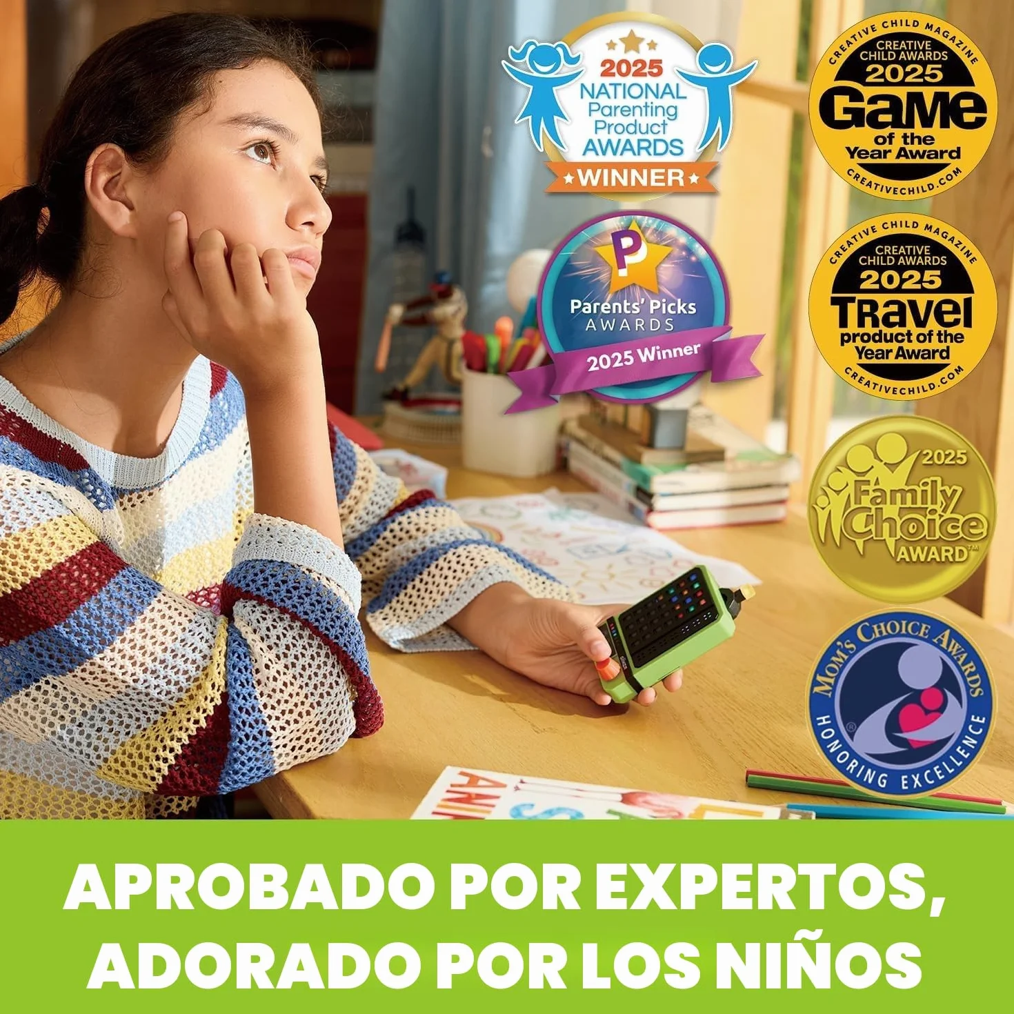 GiiKER Super Decoder – Juego de descifrar códigos | 600 niveles | Adivinar códigos de color de 4 dígitos | Modo individual y en pareja | Juego de mesa portátil/de viaje/entrenamiento cerebral para