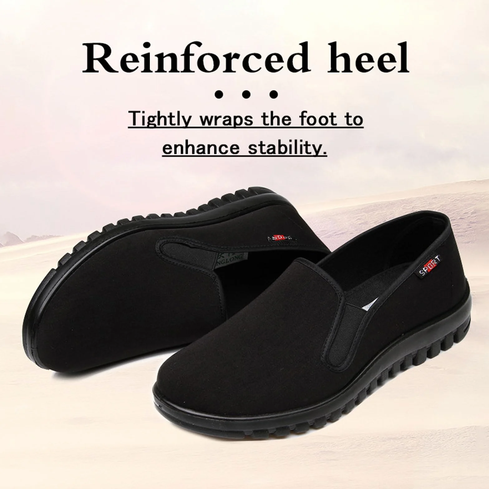 Zapatillas Kung Fu Lona Artes Marciales Tai Chi Wing Chun Negro