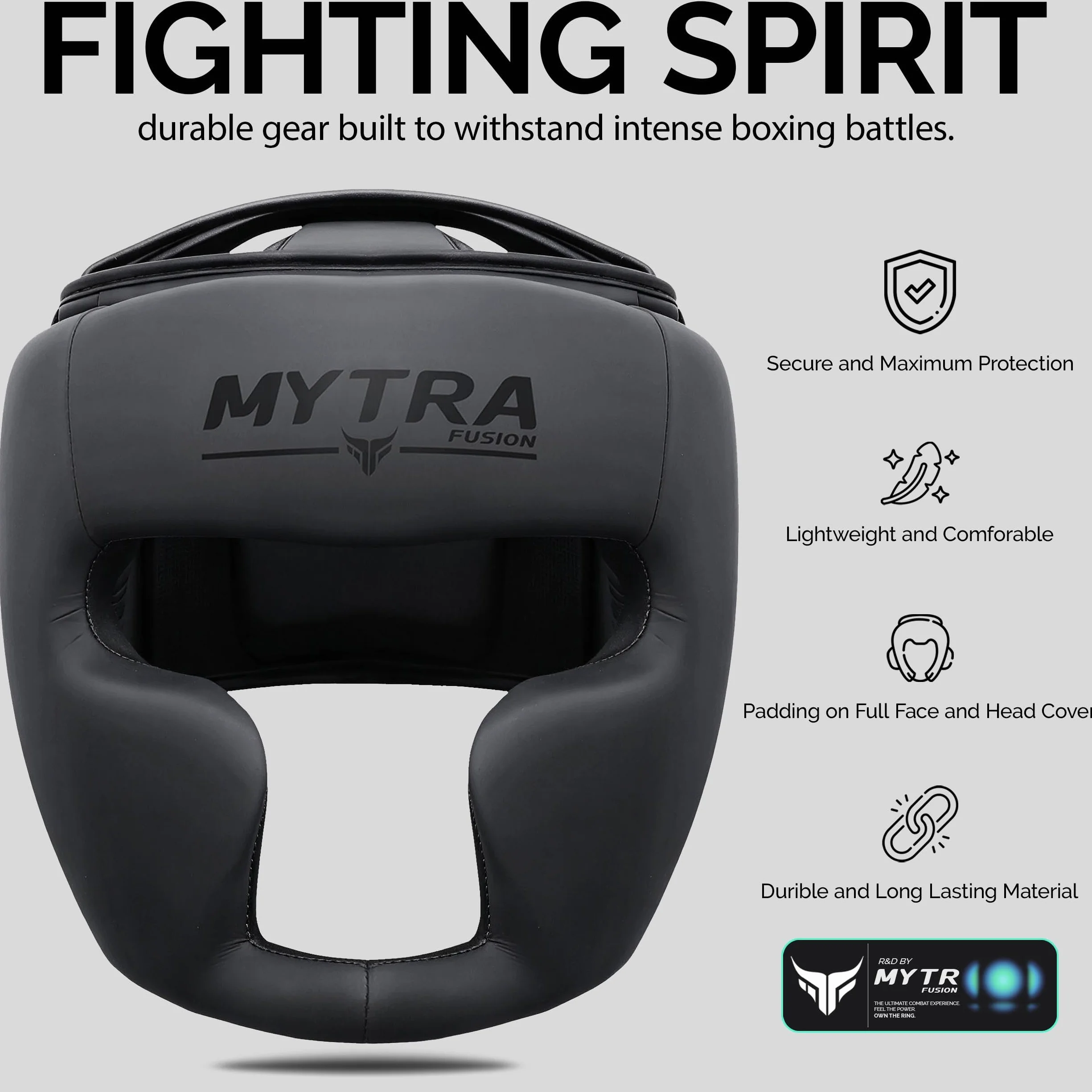 Casco de Boxeo Ajustable con Protección Facial Completa para MMA, Muay Thai y Kickboxing