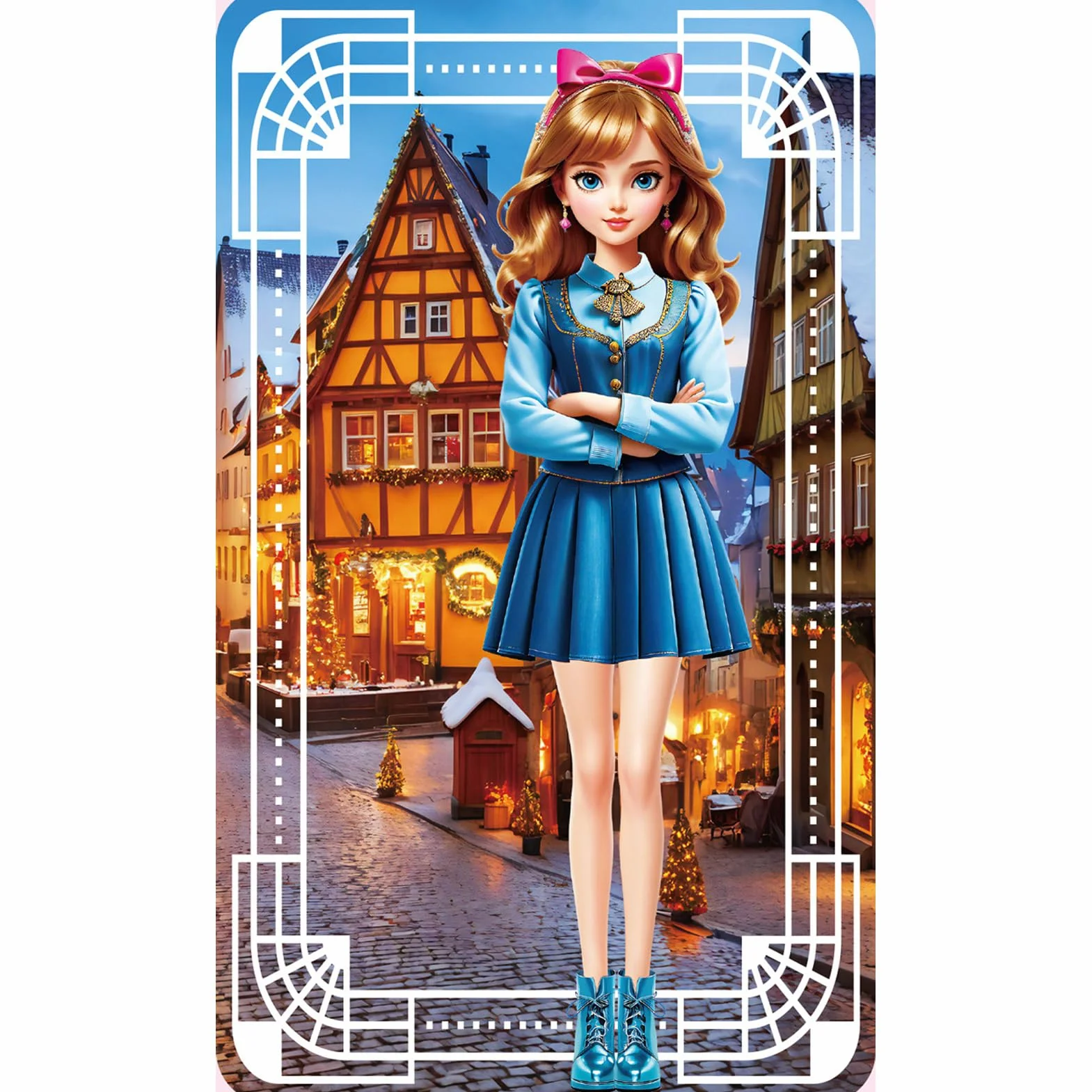 Genérico Libro De Pegatinas Magnéticas Para Vestir - Juego Educativo De Moda Y Belleza Para | S Magnético Para Vestir Con Más De 20 Decoraciones | Libro De Actividades Silenciosas Para Viajes, Regalo