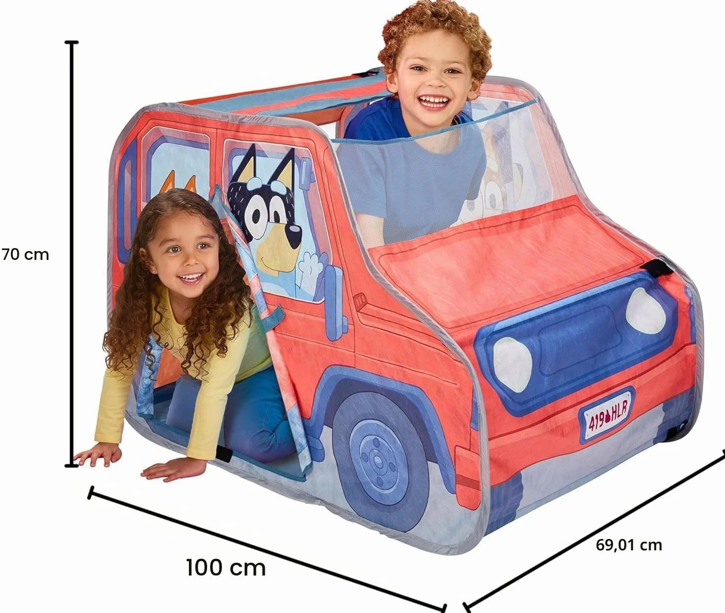 Bluey 13181 Heeler 4WD Pop Up Play - Tienda de campaña Familiar